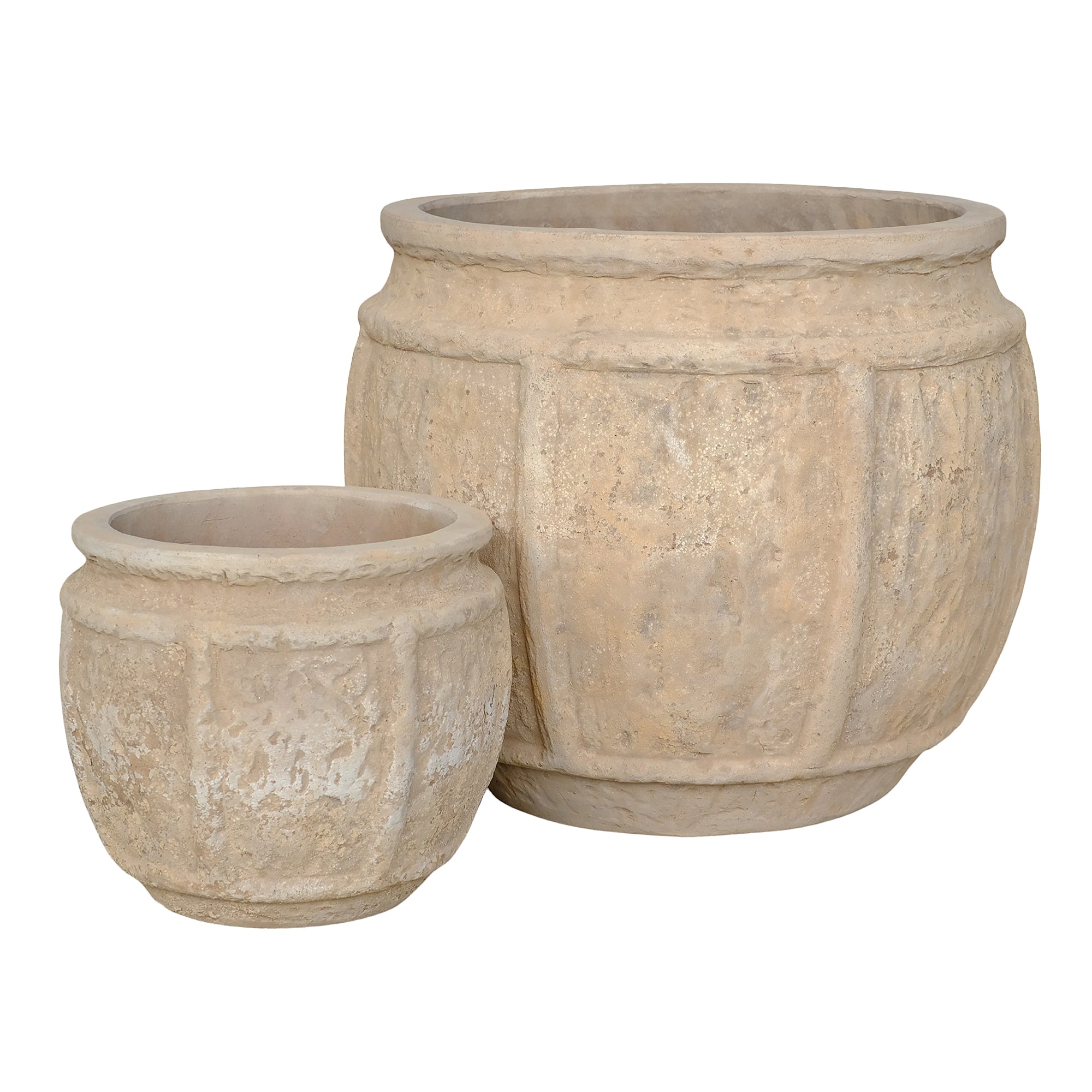 Terracotta Bloempotten Kendra Set van 2 PTMD