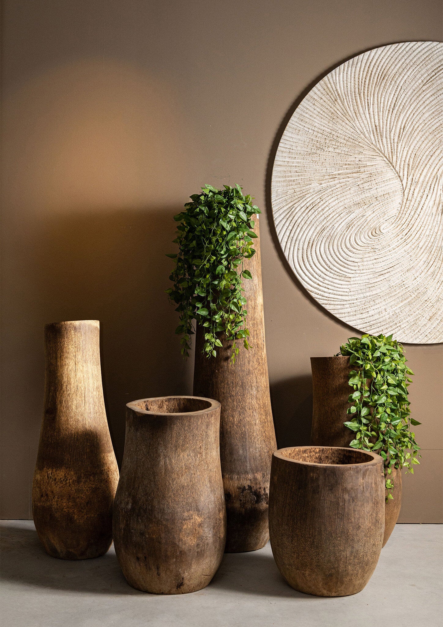 Palmhout Pot Jamez Luxe Medium Ø50x100cm PTMD