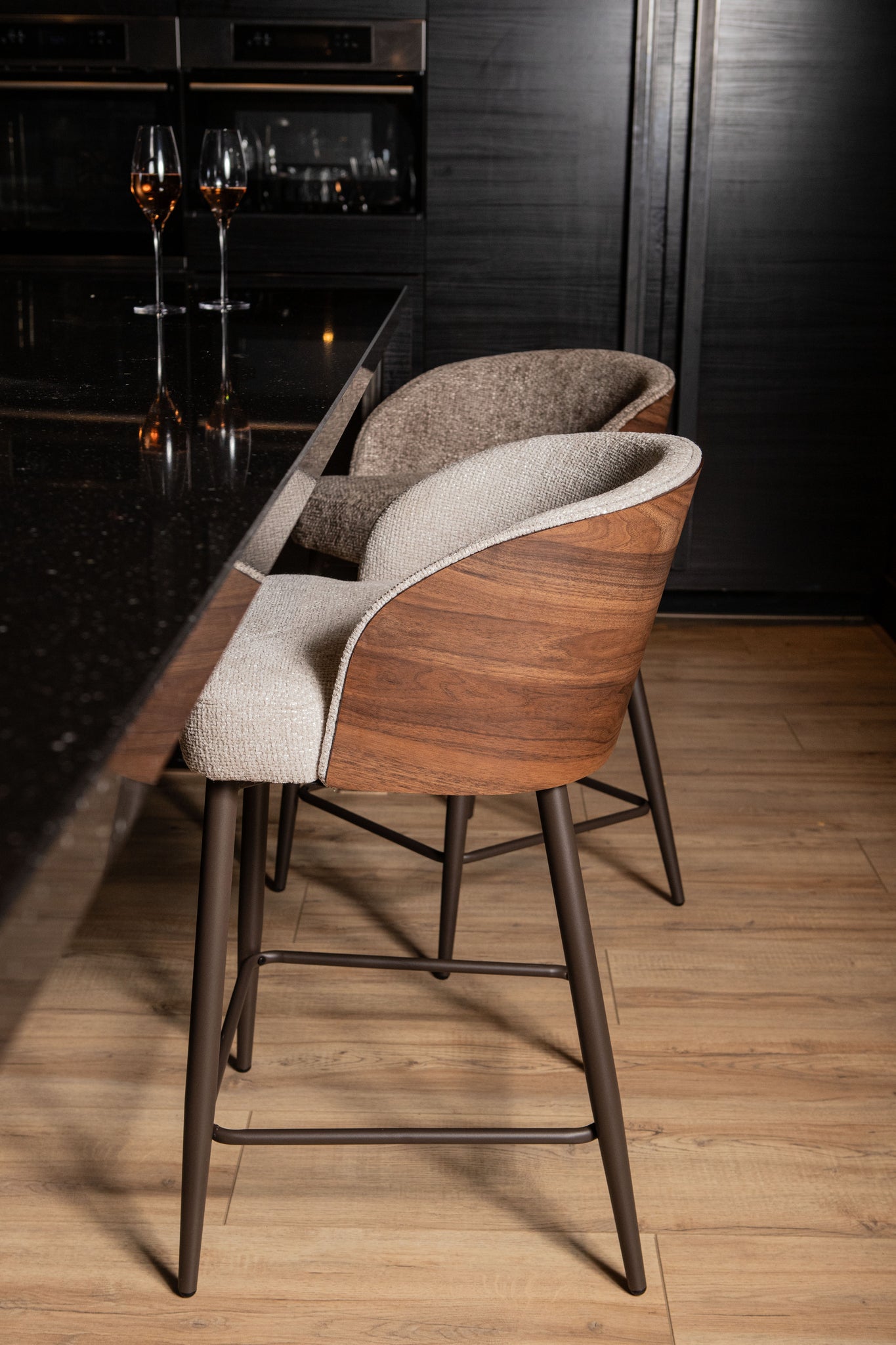 Barstoel Bosca Legacy 3 Mink Taupe Set van 2 PTMD