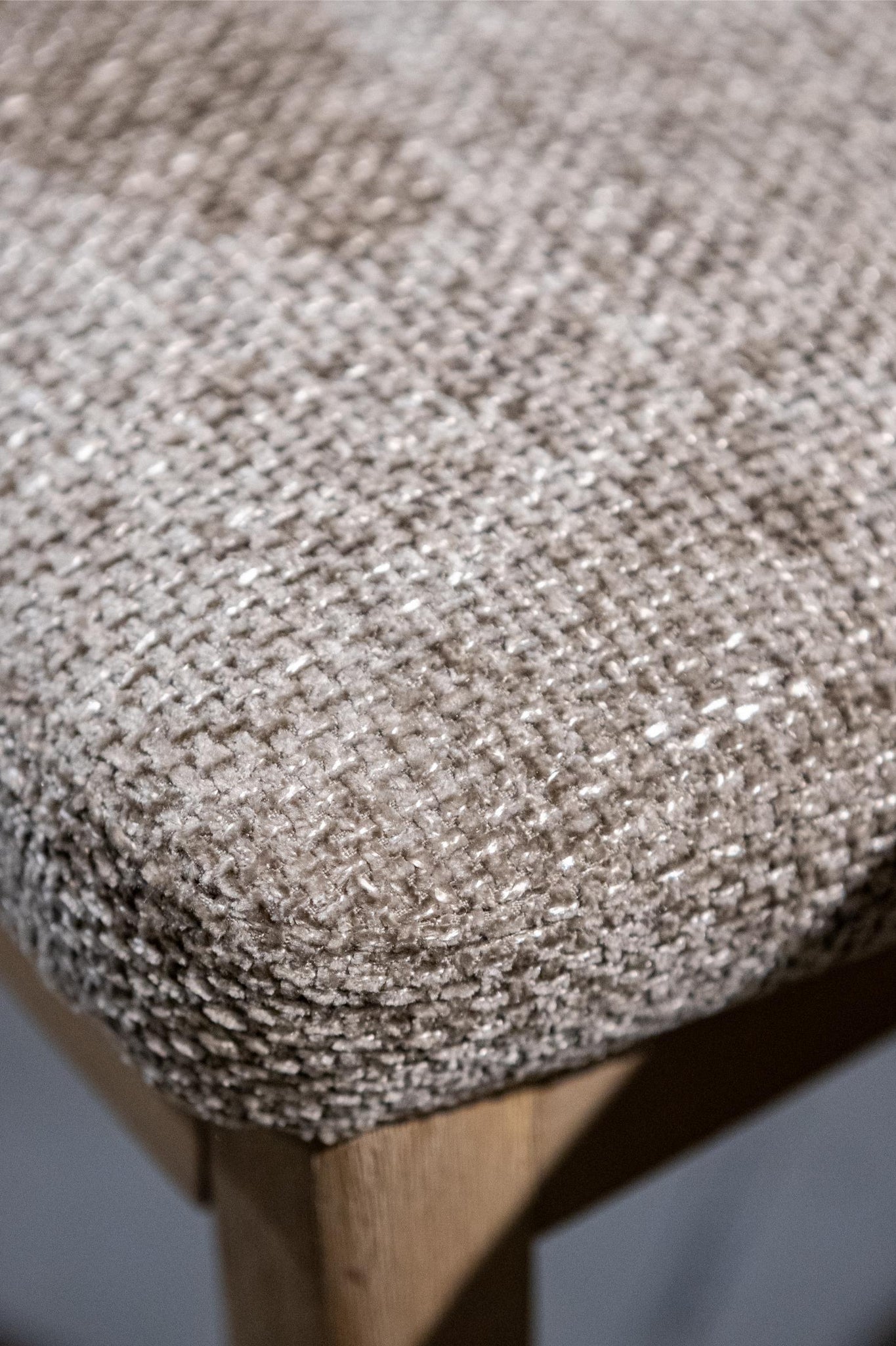 Eetkamerstoel Kael Taupe Legacy 3 Mink Rubberhout PTMD