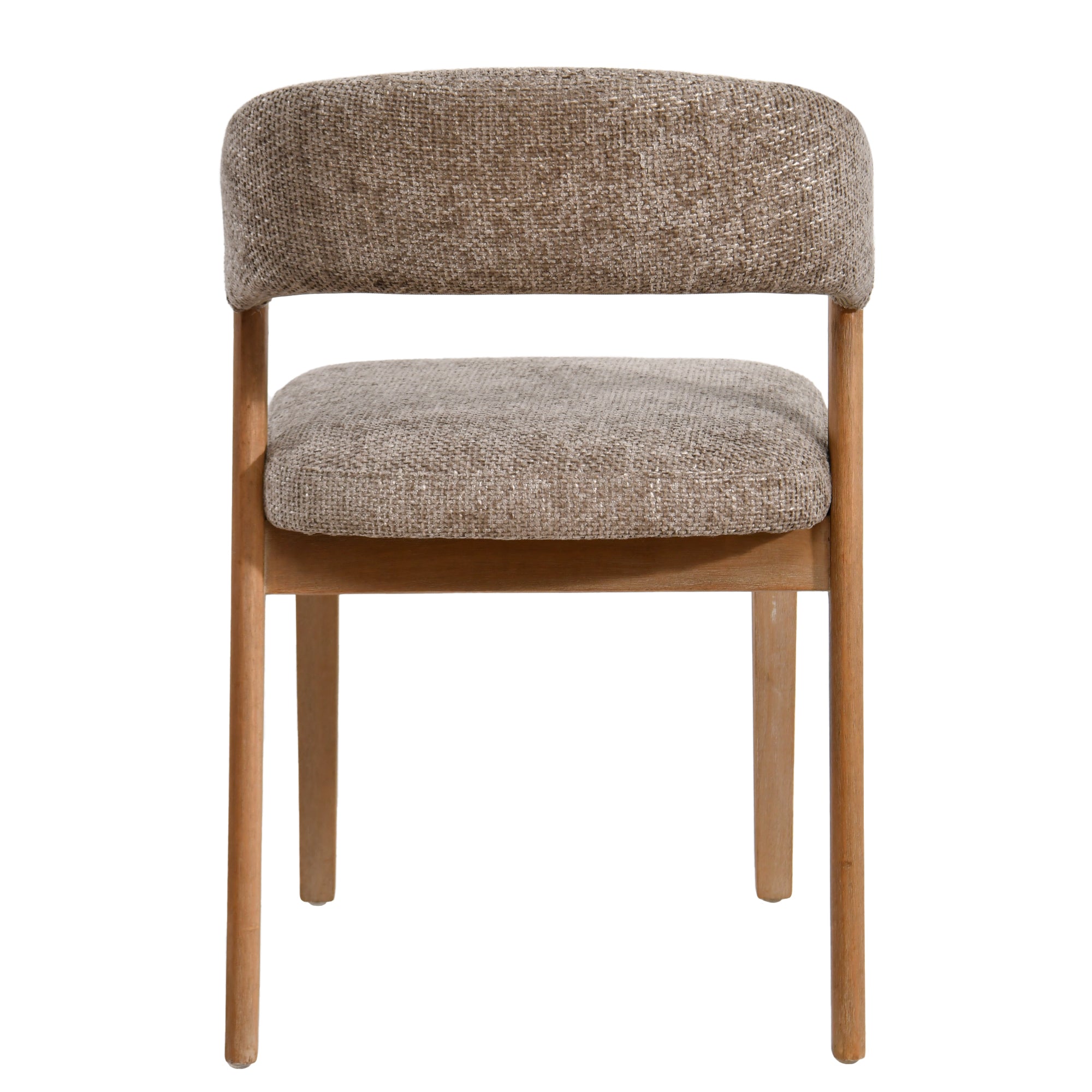 Eetkamerstoel Kael Taupe Legacy 3 Mink Rubberhout Set van 2PTMD