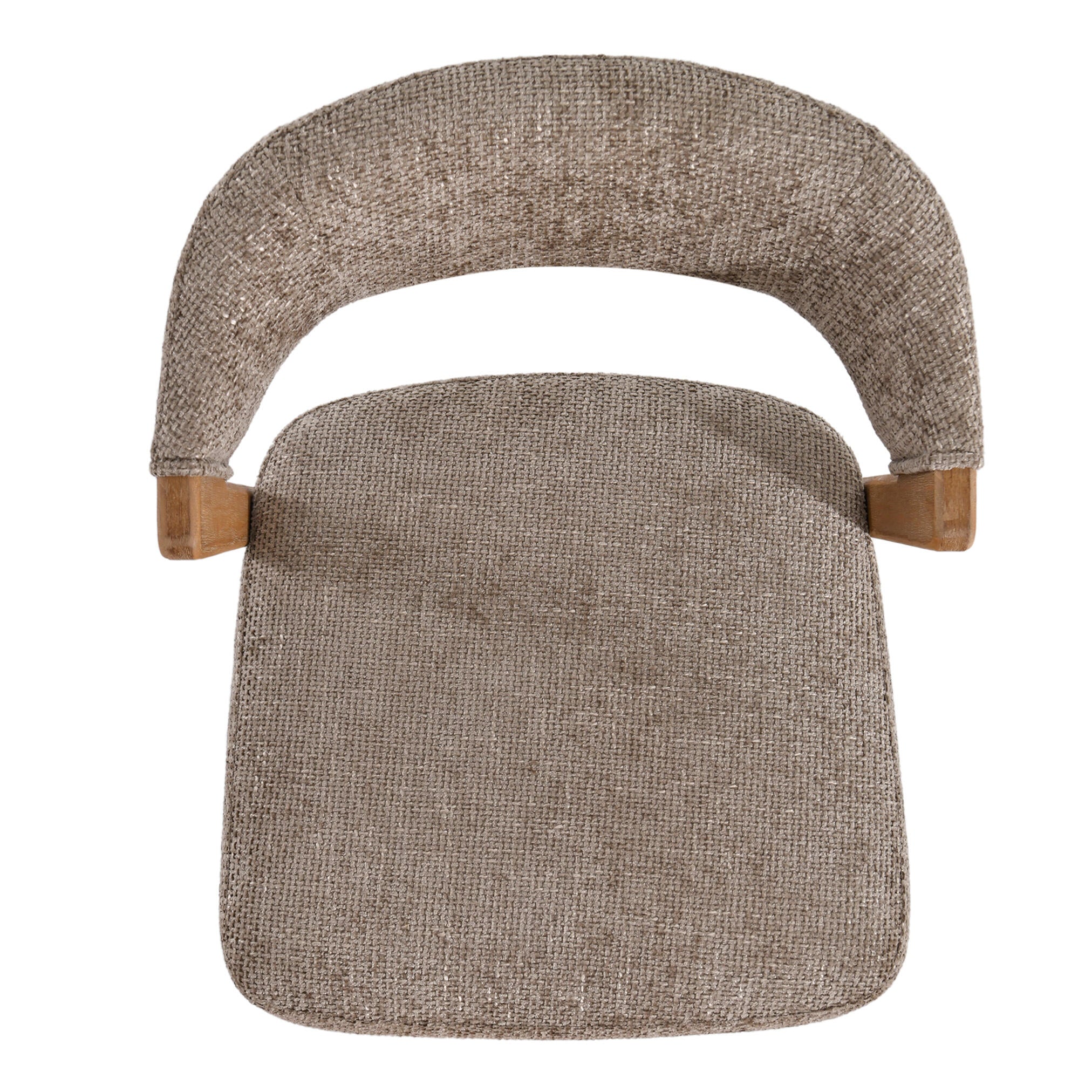 Eetkamerstoel Kael Taupe Legacy 3 Mink Rubberhout Set van 2PTMD