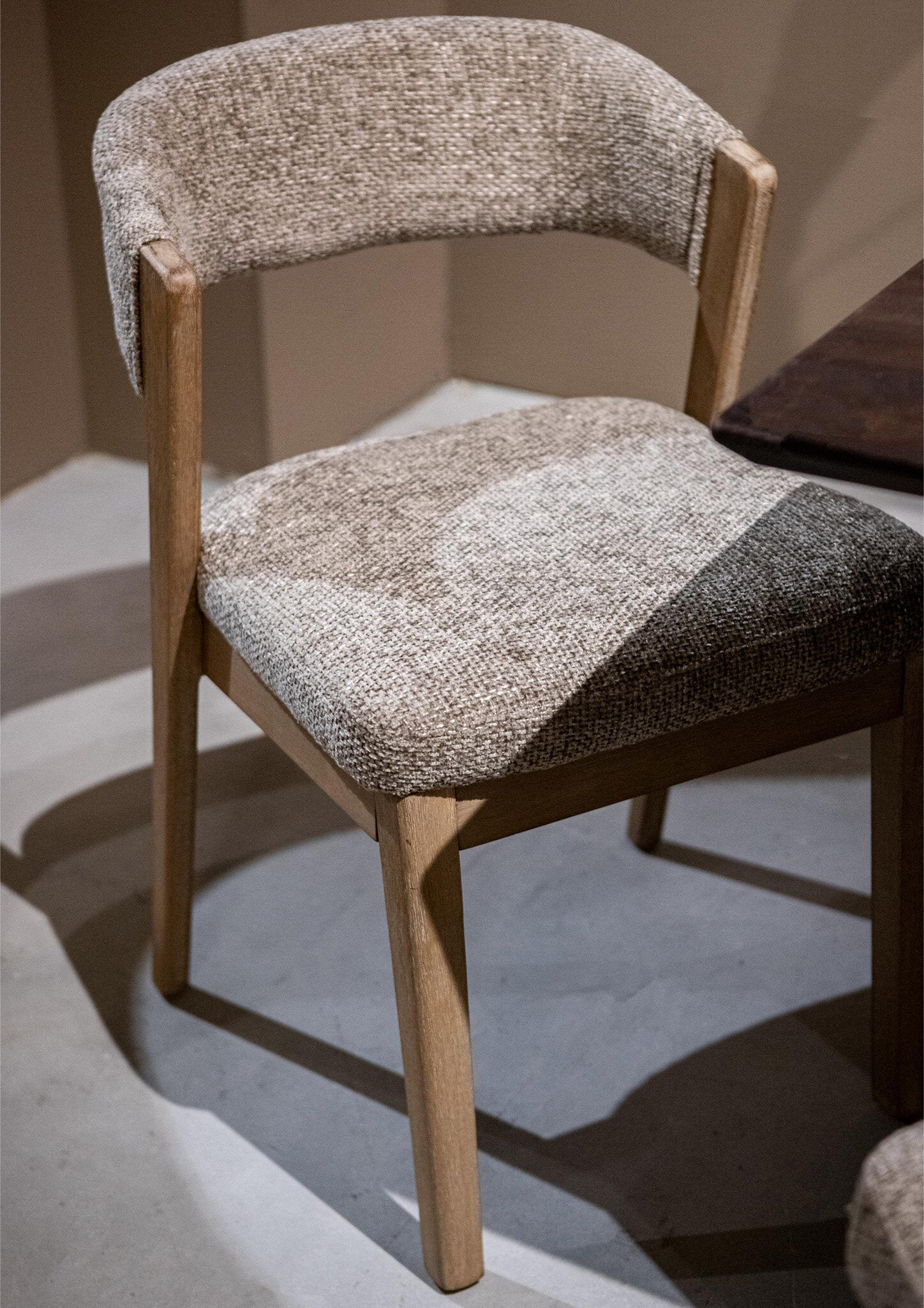 Eetkamerstoel Kael Taupe Legacy 3 Mink Rubberhout Set van 2PTMD