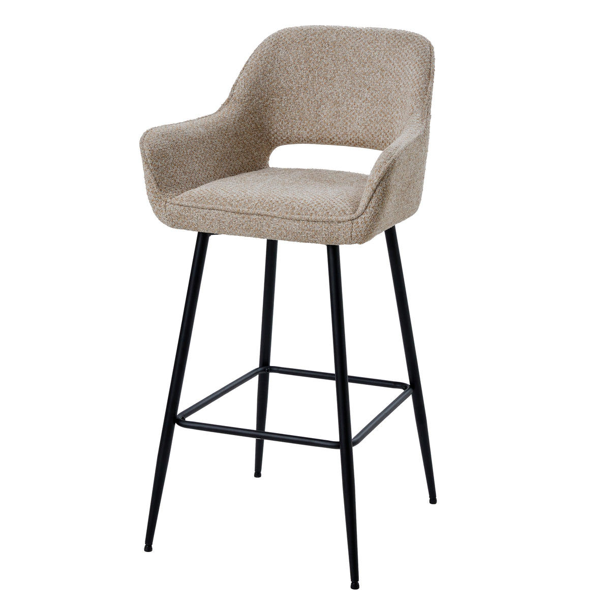 Fallon Bar Chair Opulence 08 Taupe Set van 2 PTMD