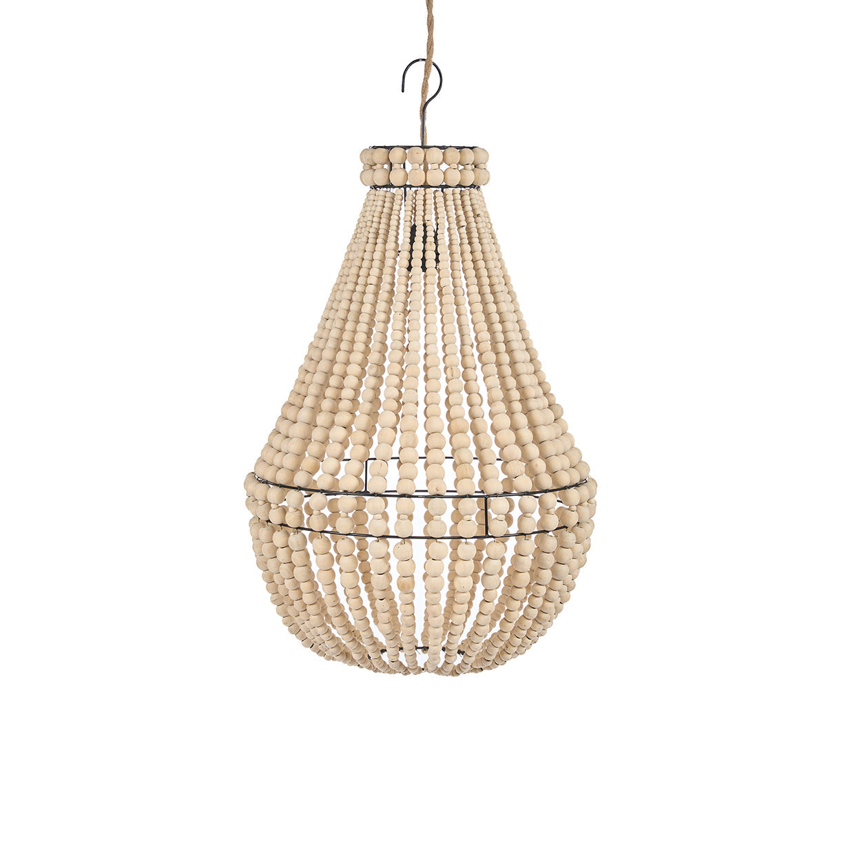 Kroonluchter Teardrop Naturel Medium Bazar Bizar