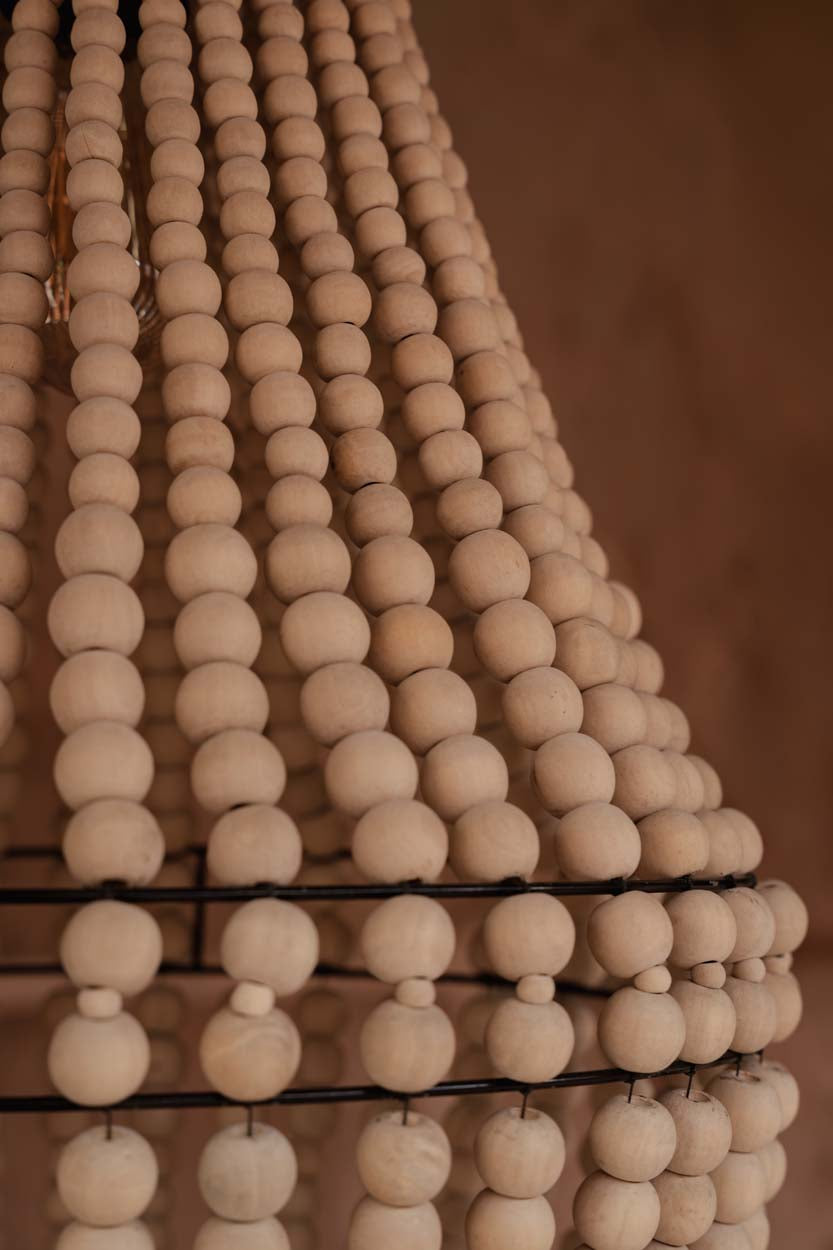 Kroonluchter Teardrop Naturel Medium Bazar Bizar