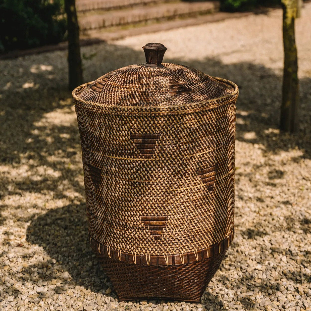 De Colonial Wasmand Naturel Bruin XL