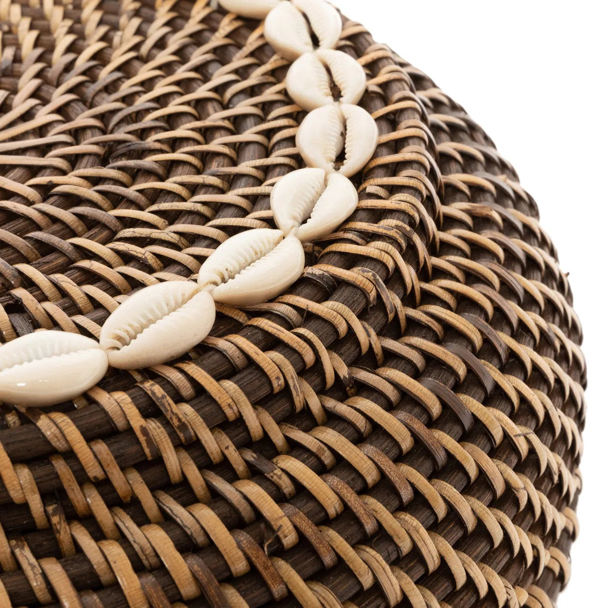 De Colonial Peek-a-Boo Mand Naturel Small Bruin Bazar Bizar