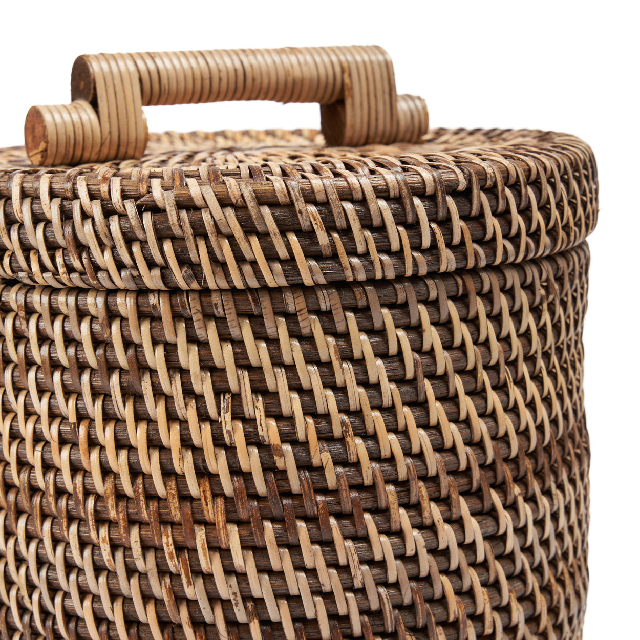 De Rattan Mand Hoog - Natuurlijk Bruin Bazar Bizar