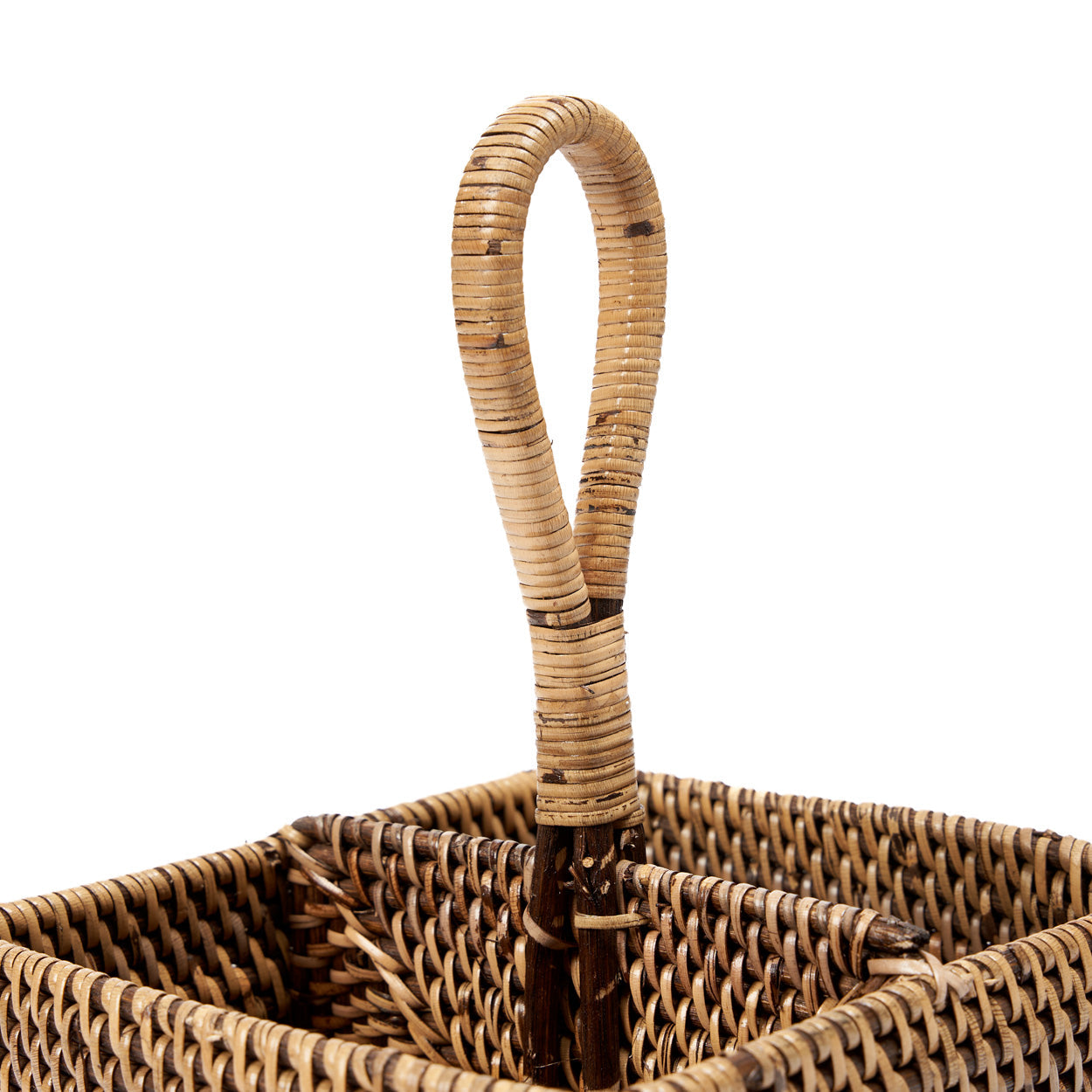 De Rattan Bestekhouder N°2 Natuurlijk Bruin