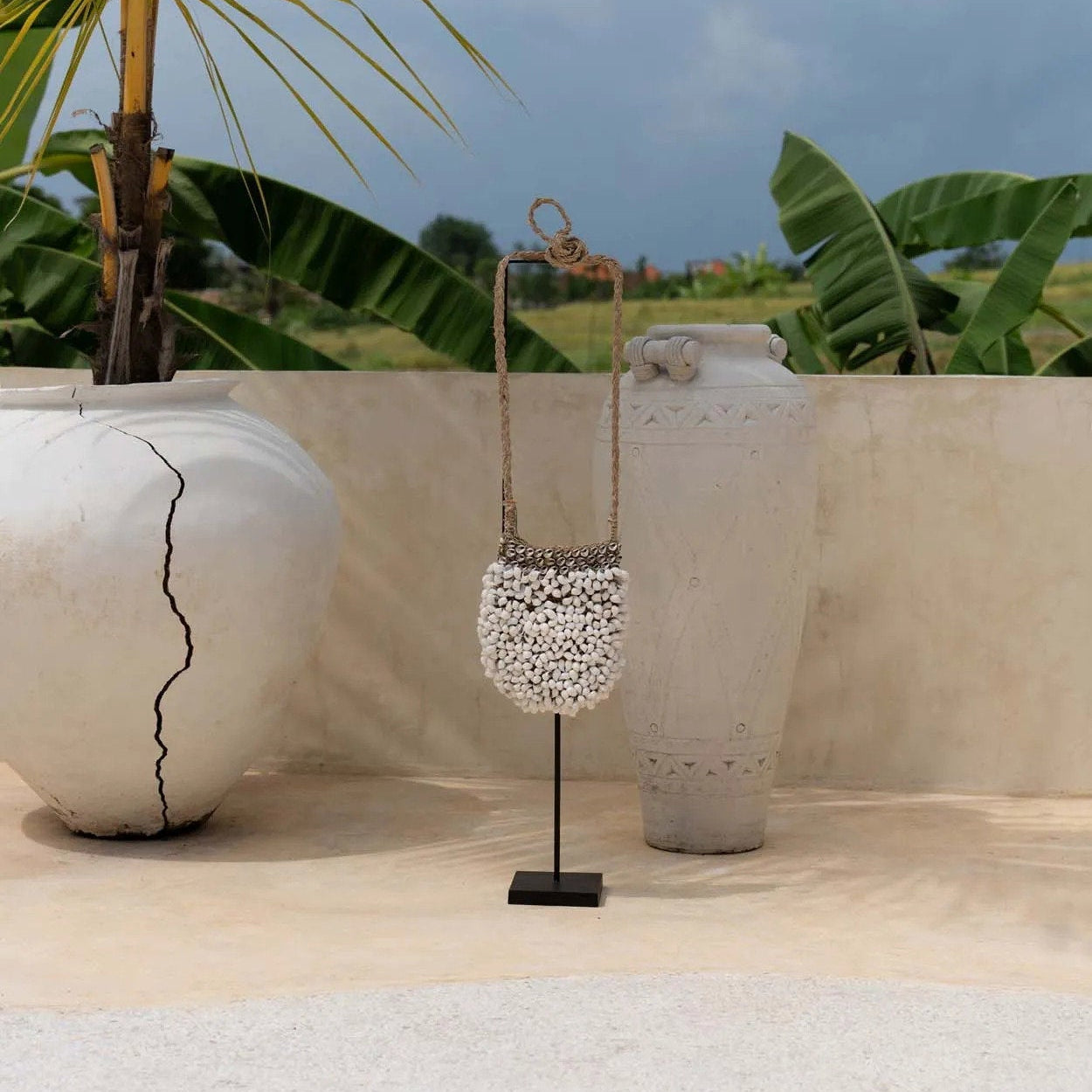 De Shell Purse op Stand - Decoratie - Wit