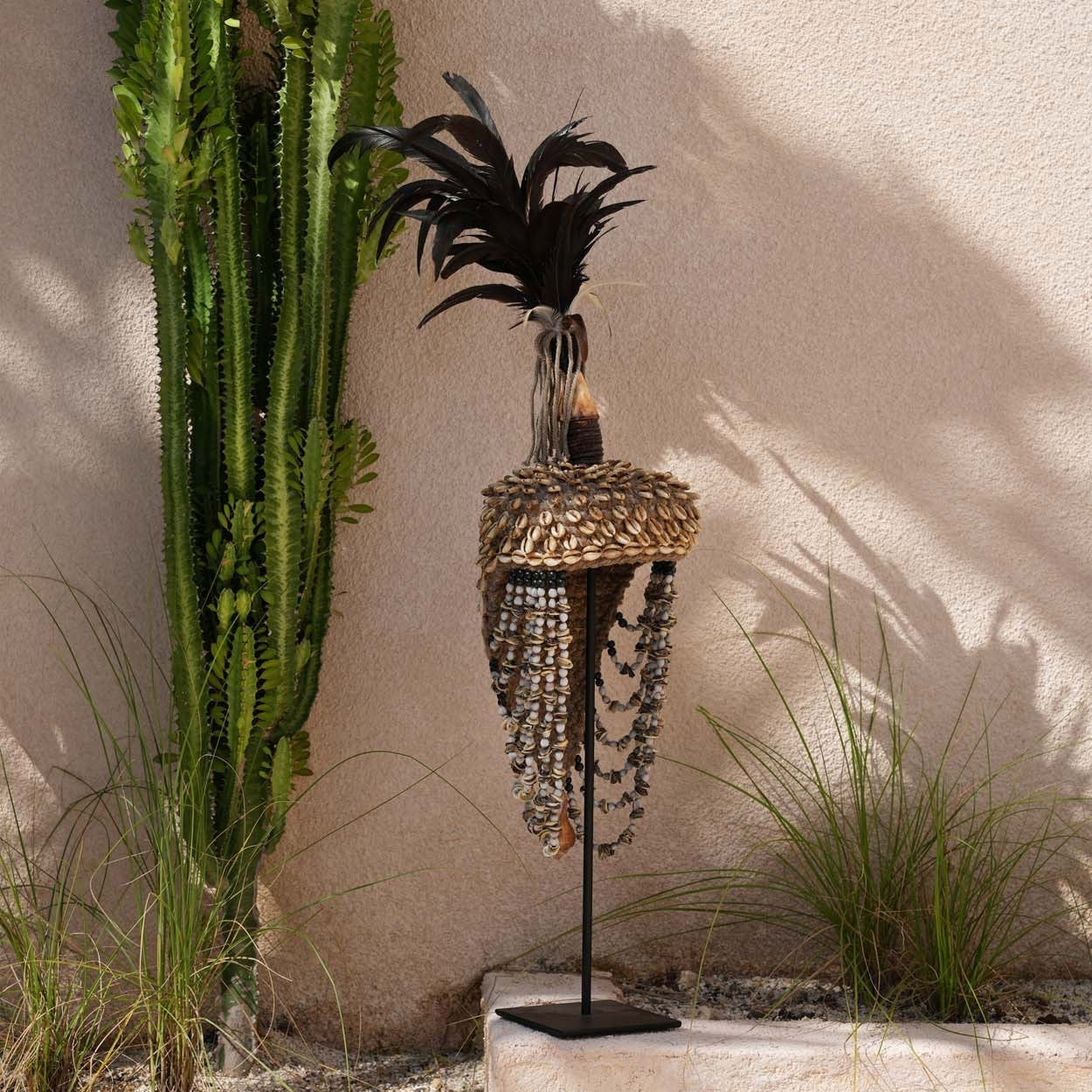 De Schelpen Hoed - Naturel Zwart