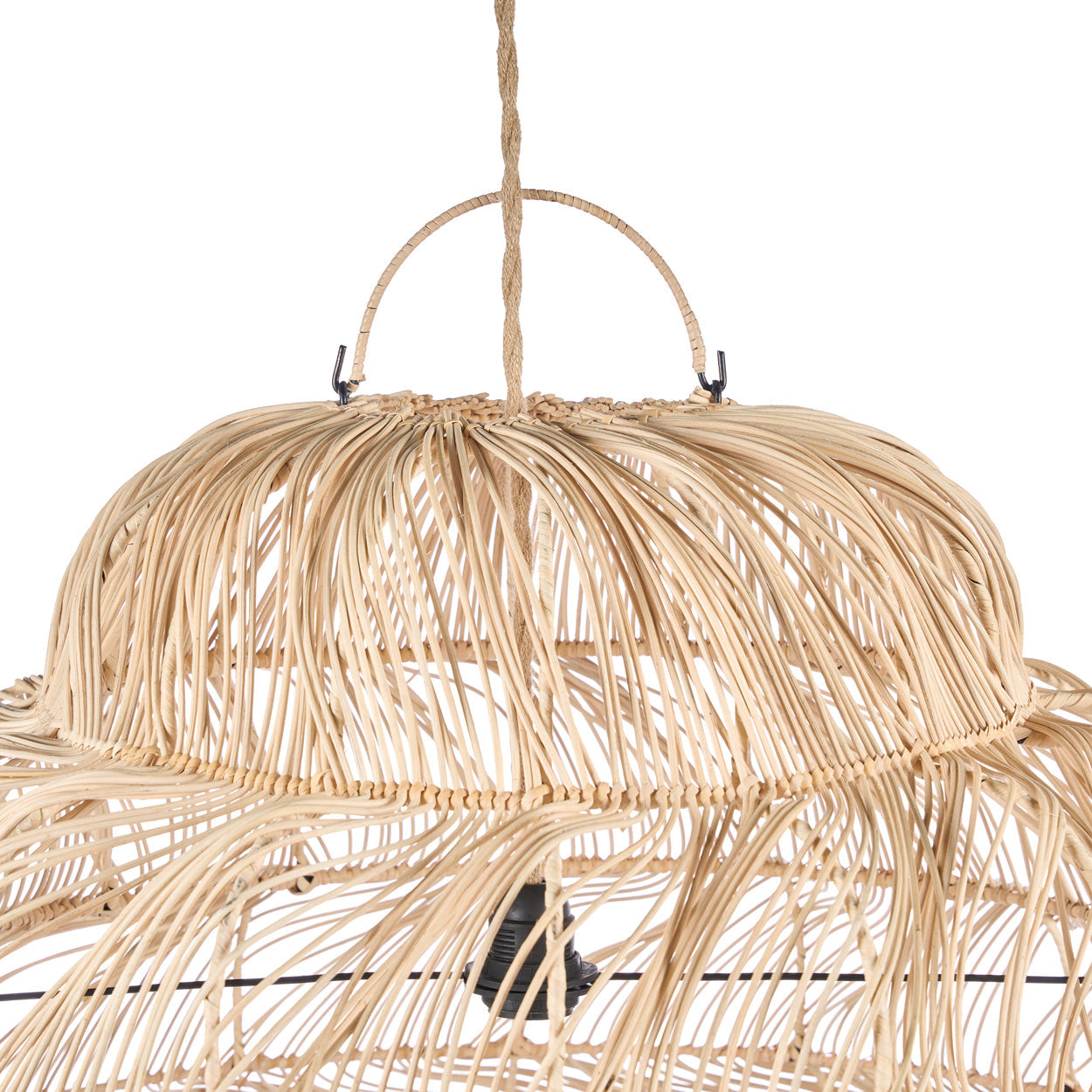De Aurora Puff Hanglamp - Natuurlijk - XL Bazar Bizar