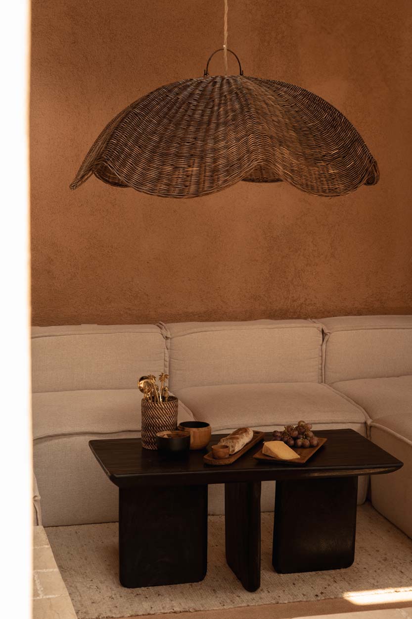De Wave Hanglamp - Donker Noten - Large Bazar Bizar