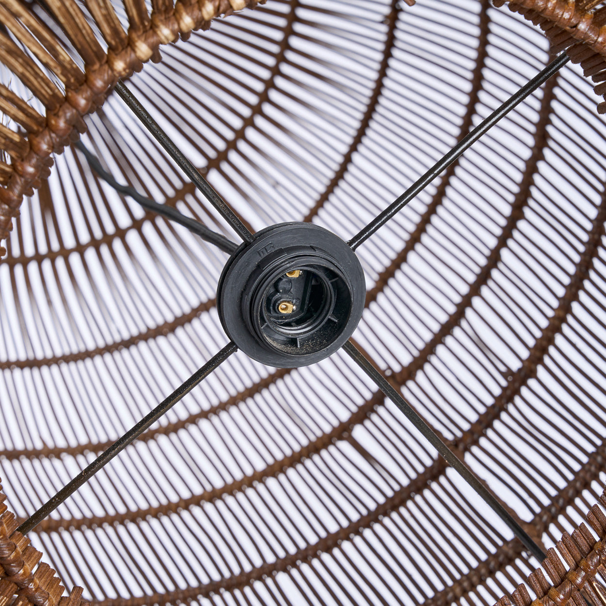 De Woven Bell Hanglamp Donker Walnoot XL