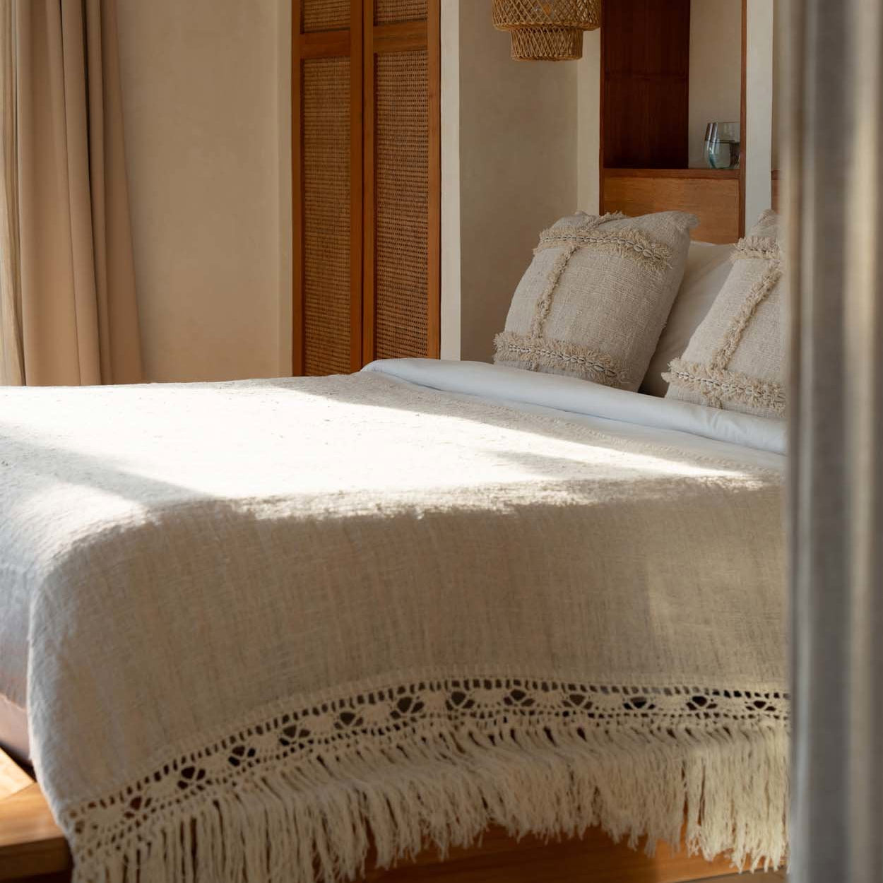 De Gypsy Bedsprei - Naturel