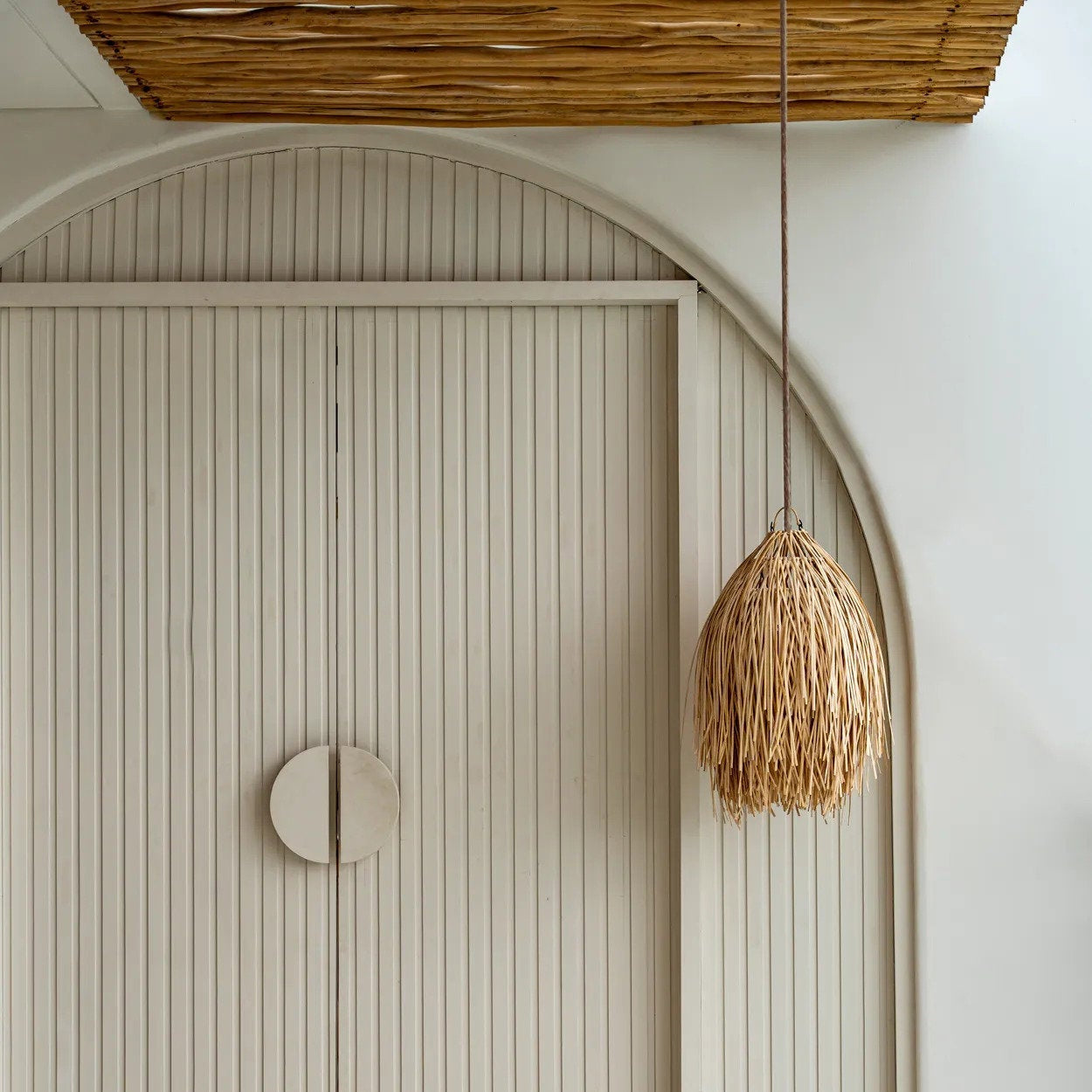 De Shaggy Hanglamp - Naturel - M