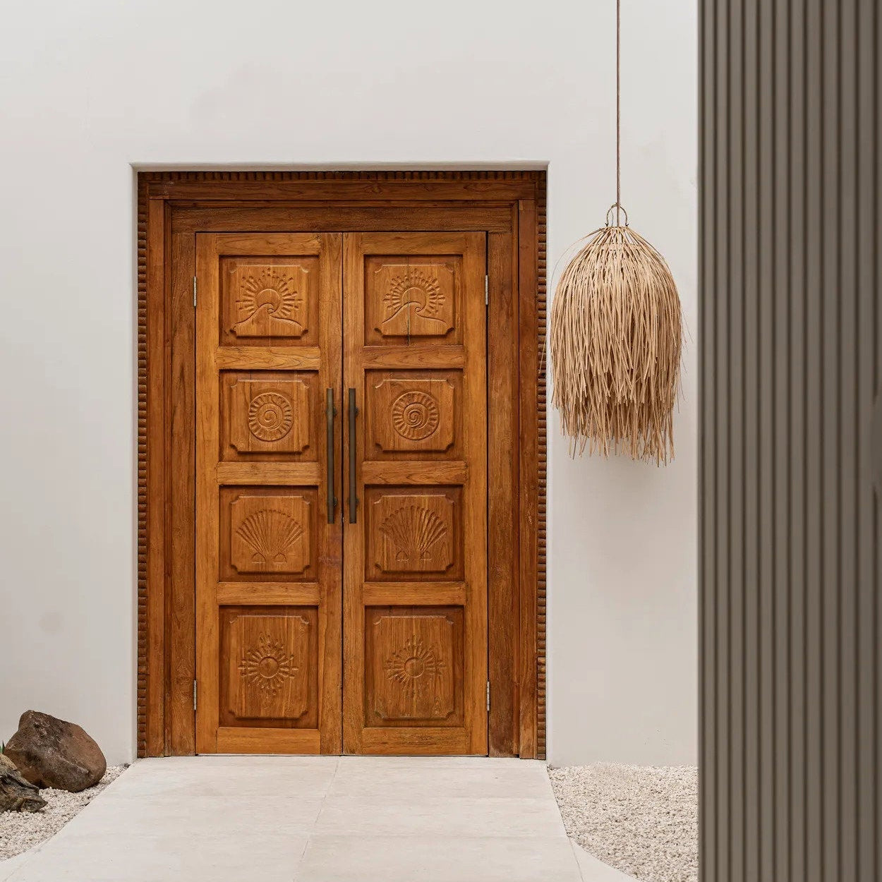 De Shaggy Hanglamp - Naturel - M