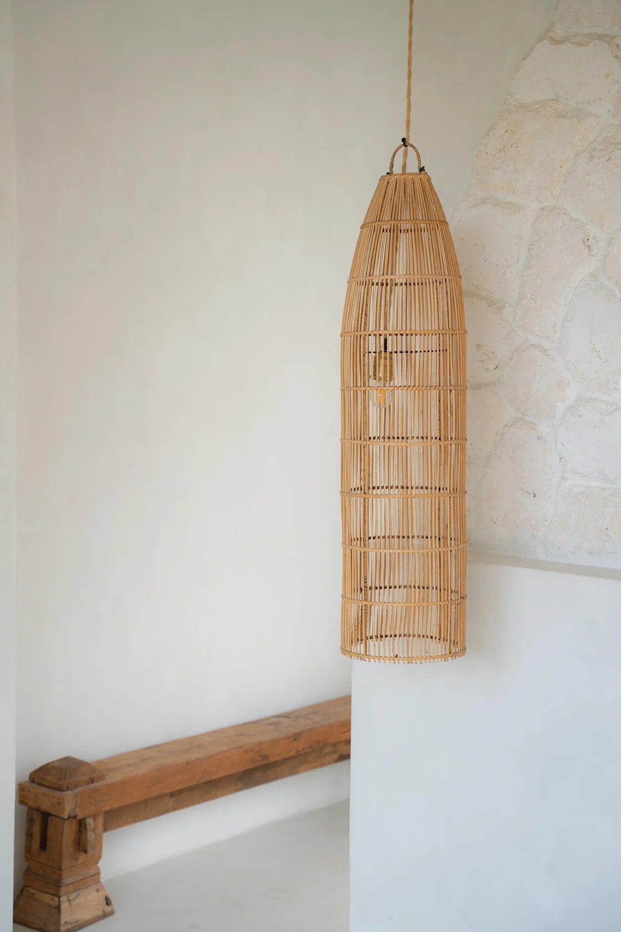 De Fish Trap Hanglamp - Naturel - Large