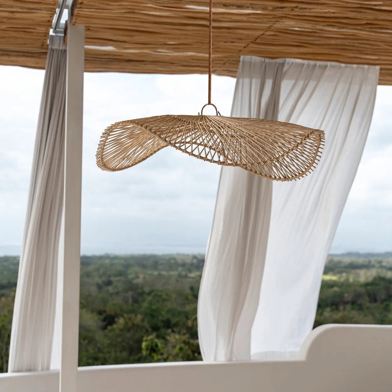 De Chapeau Hanglamp Naturel Large Bazar Bizar