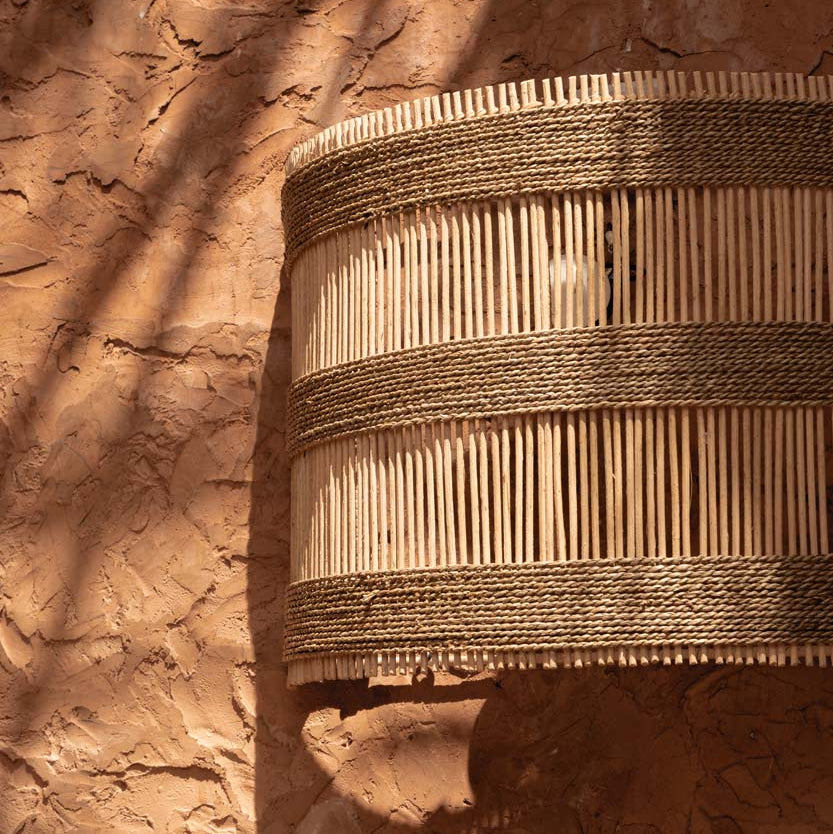 De Doedoe Wandlamp Natural M Bazar Bizar