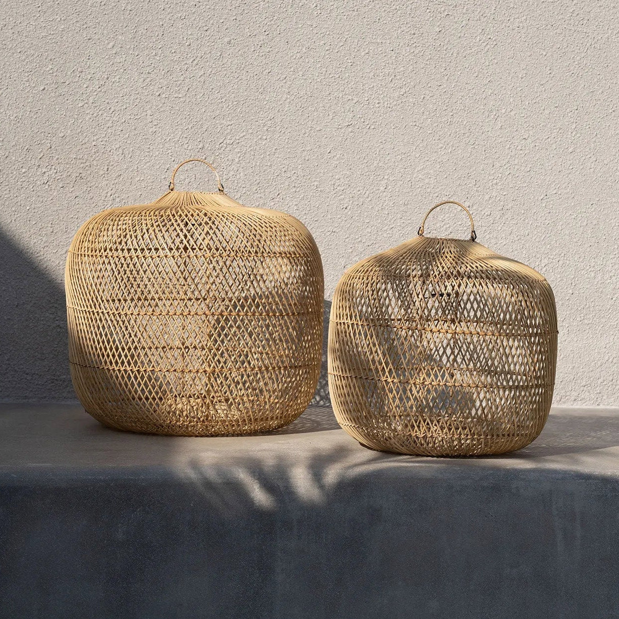 De Batu Bolong Hanglamp - Naturel - Large Bazar Bizar