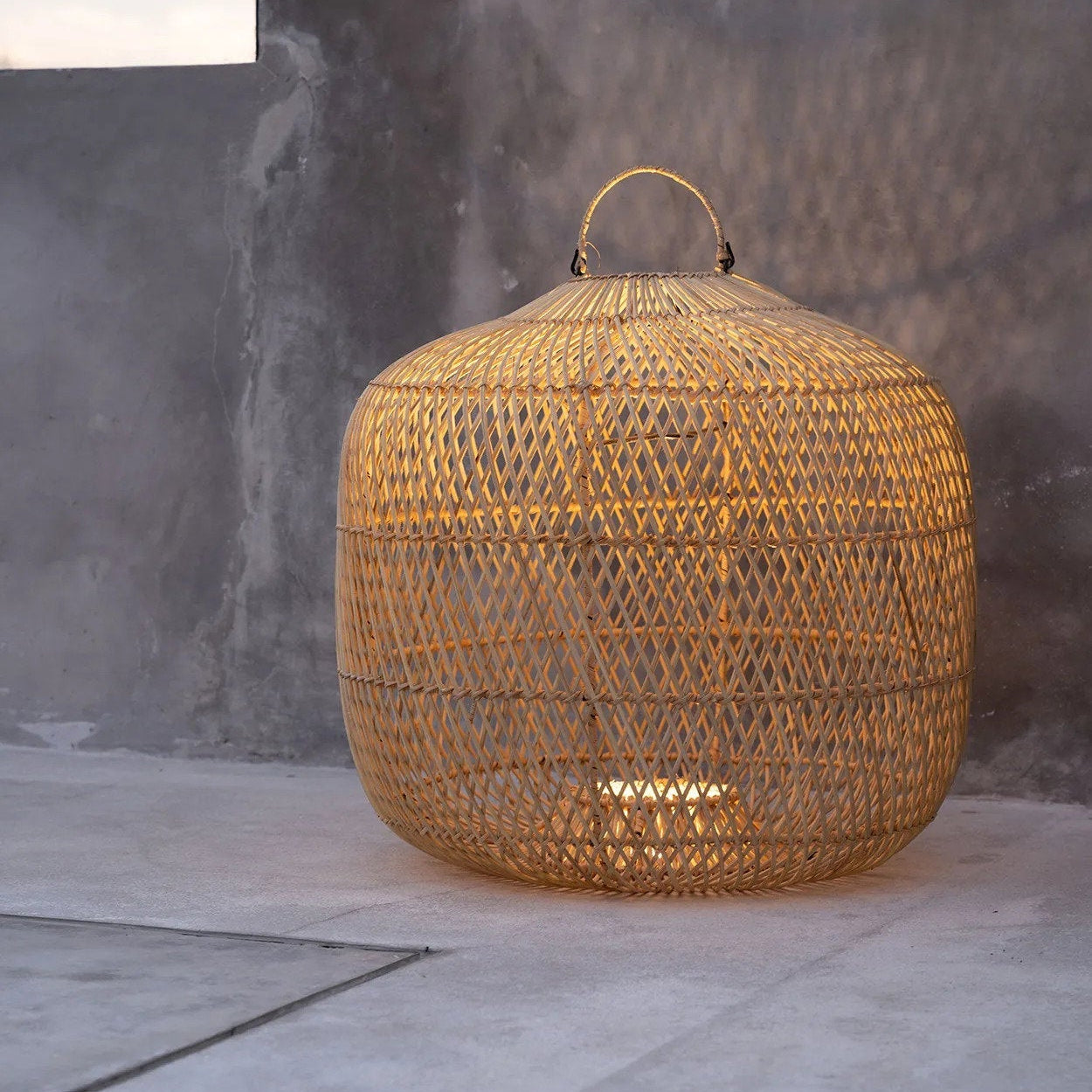 De Batu Bolong Hanglamp - Naturel - Medium