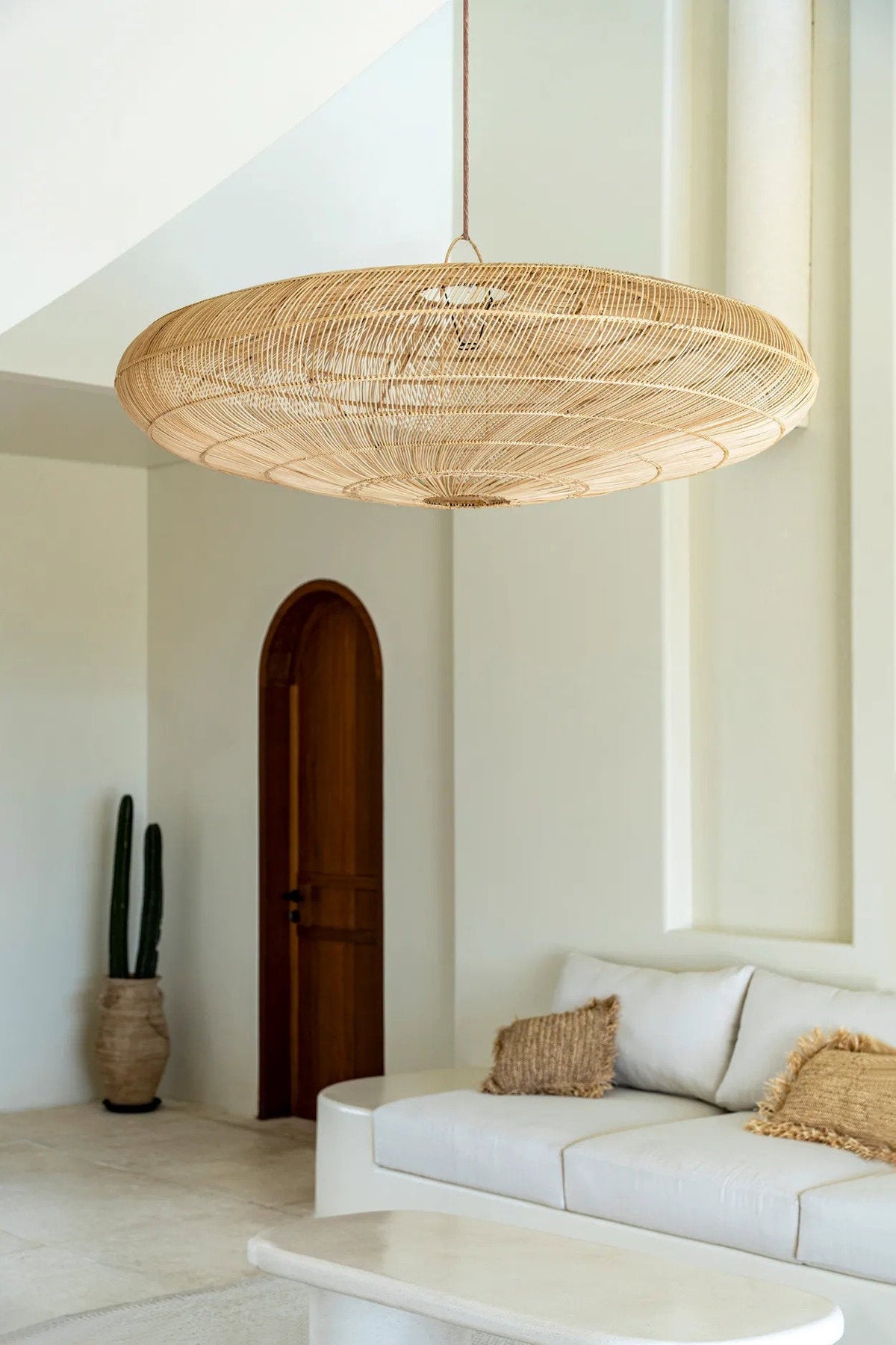 De Macaron Hanglamp Naturel XL Bazar Bizar