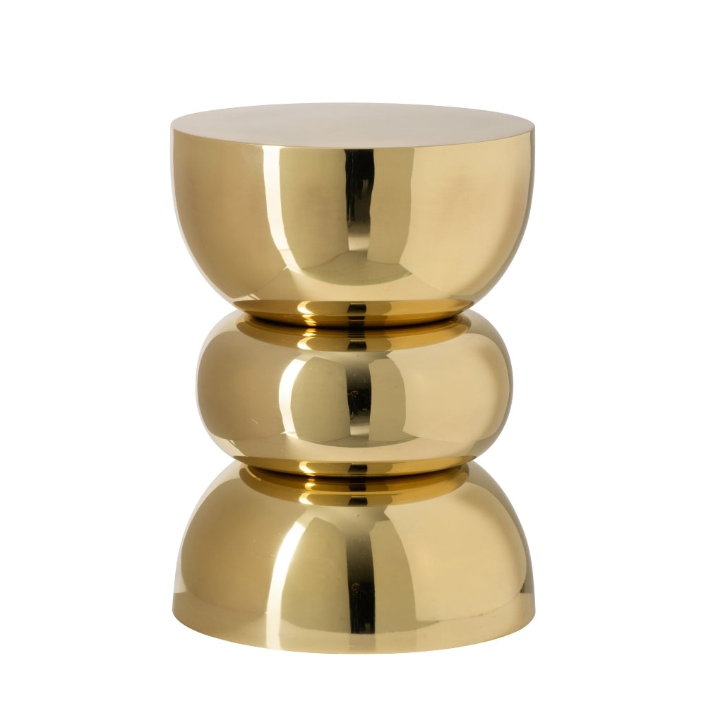 Bijzettafel Glanzend Chrome Goud J-Line