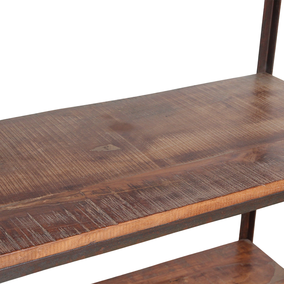 Factory Wandkast Met Houten Planken Raw Materials