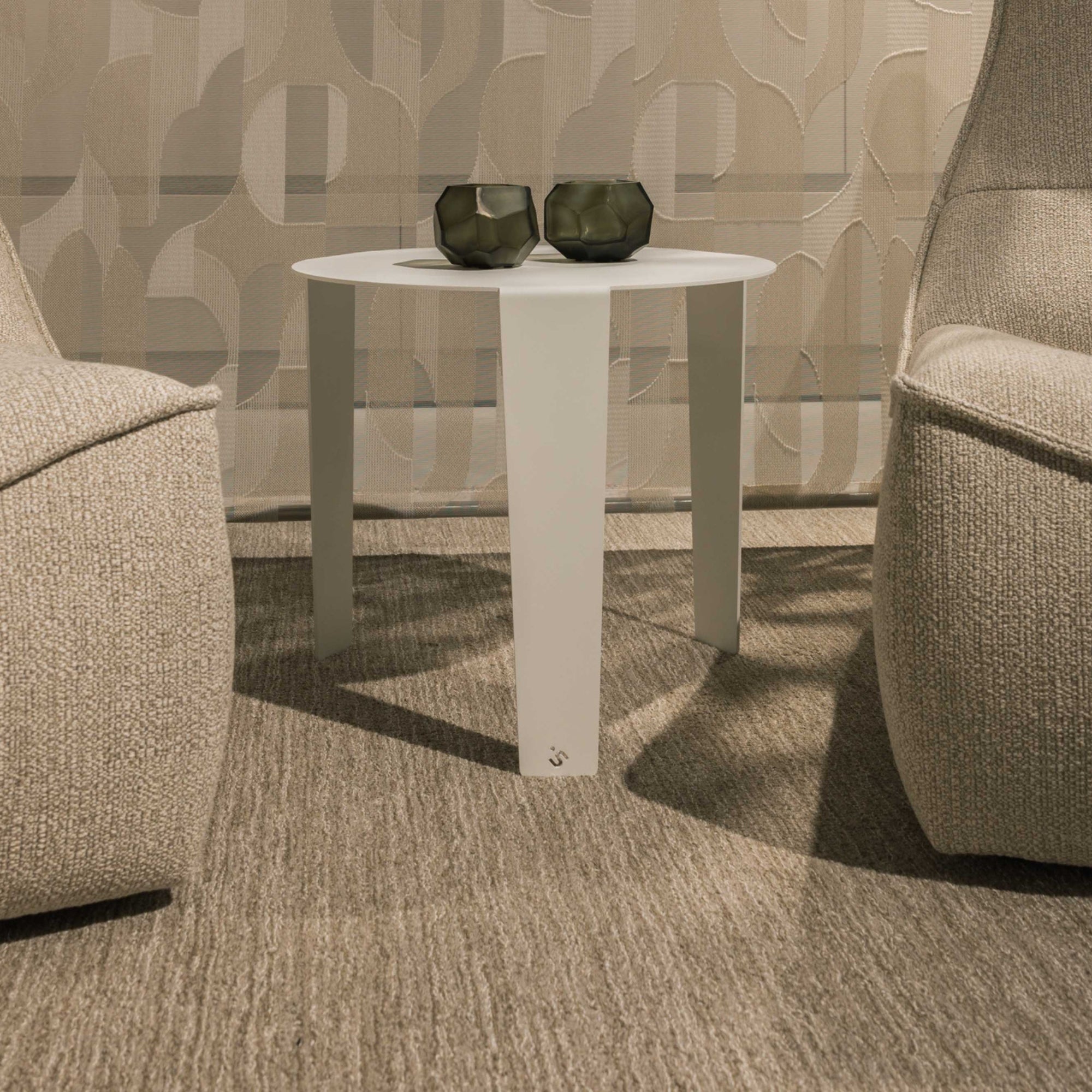 Cascado Bijzettafel Wit Staal Steelful