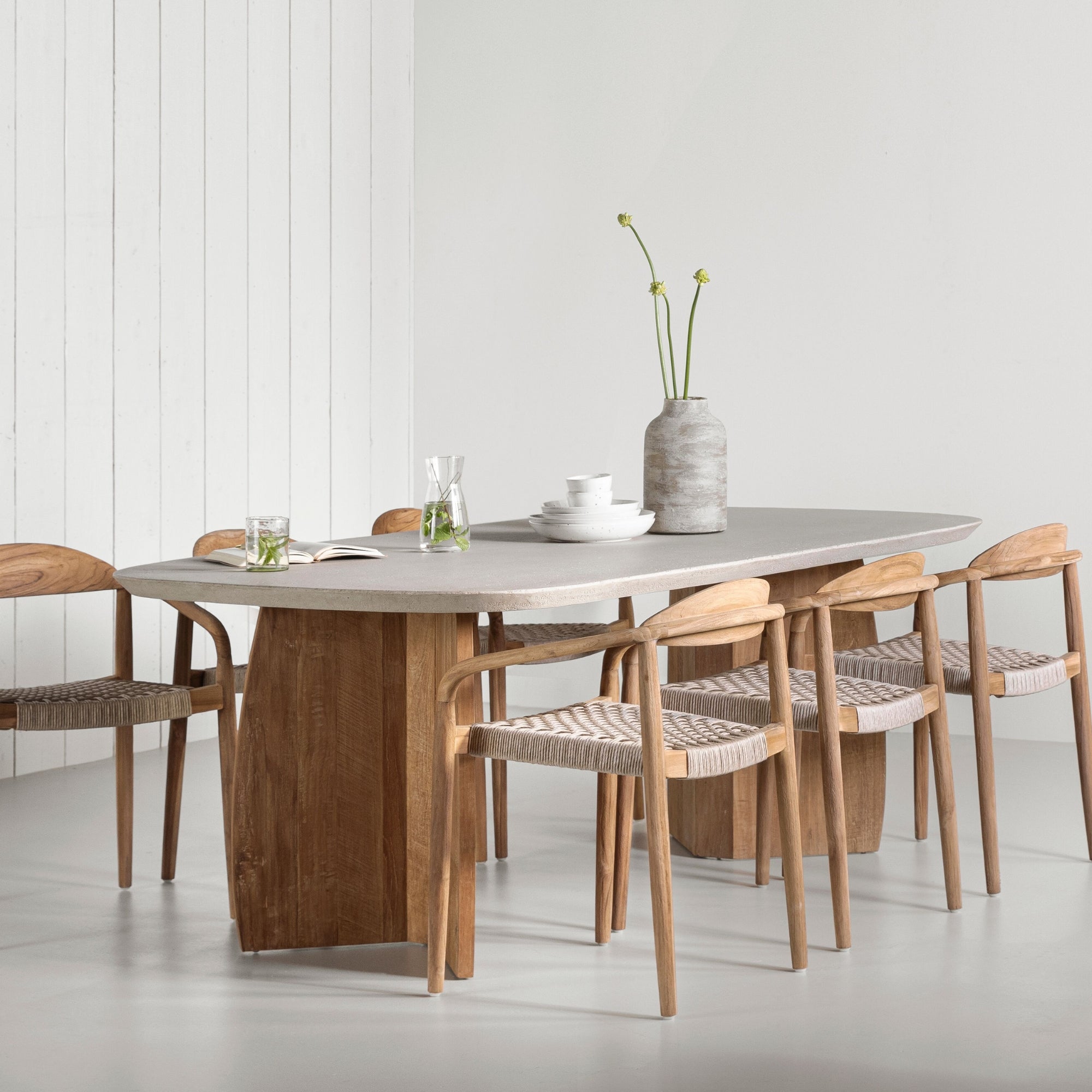 DTP Home Nova Eettafel Travertin 220cm