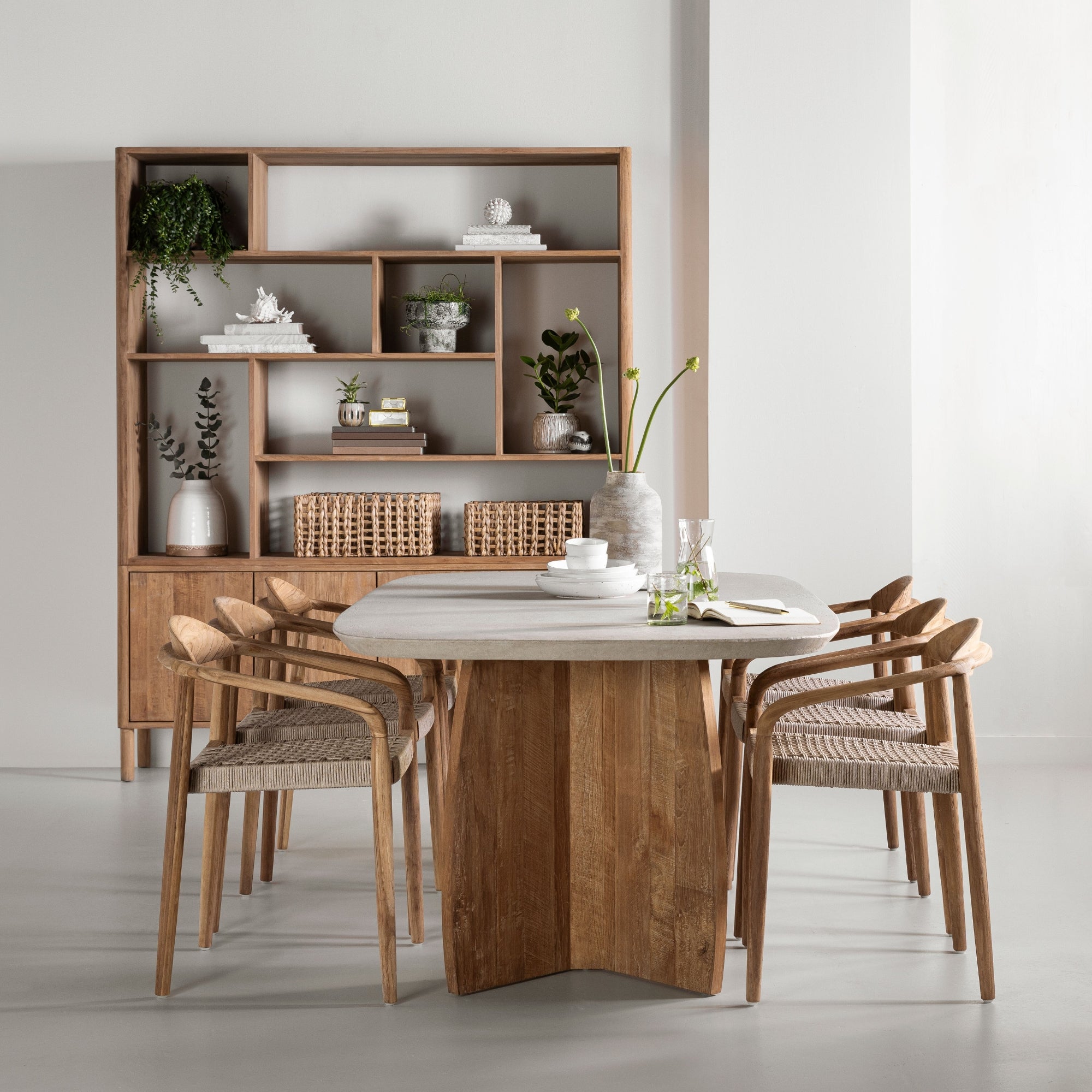 DTP Home Nova Eettafel Travertin 220cm