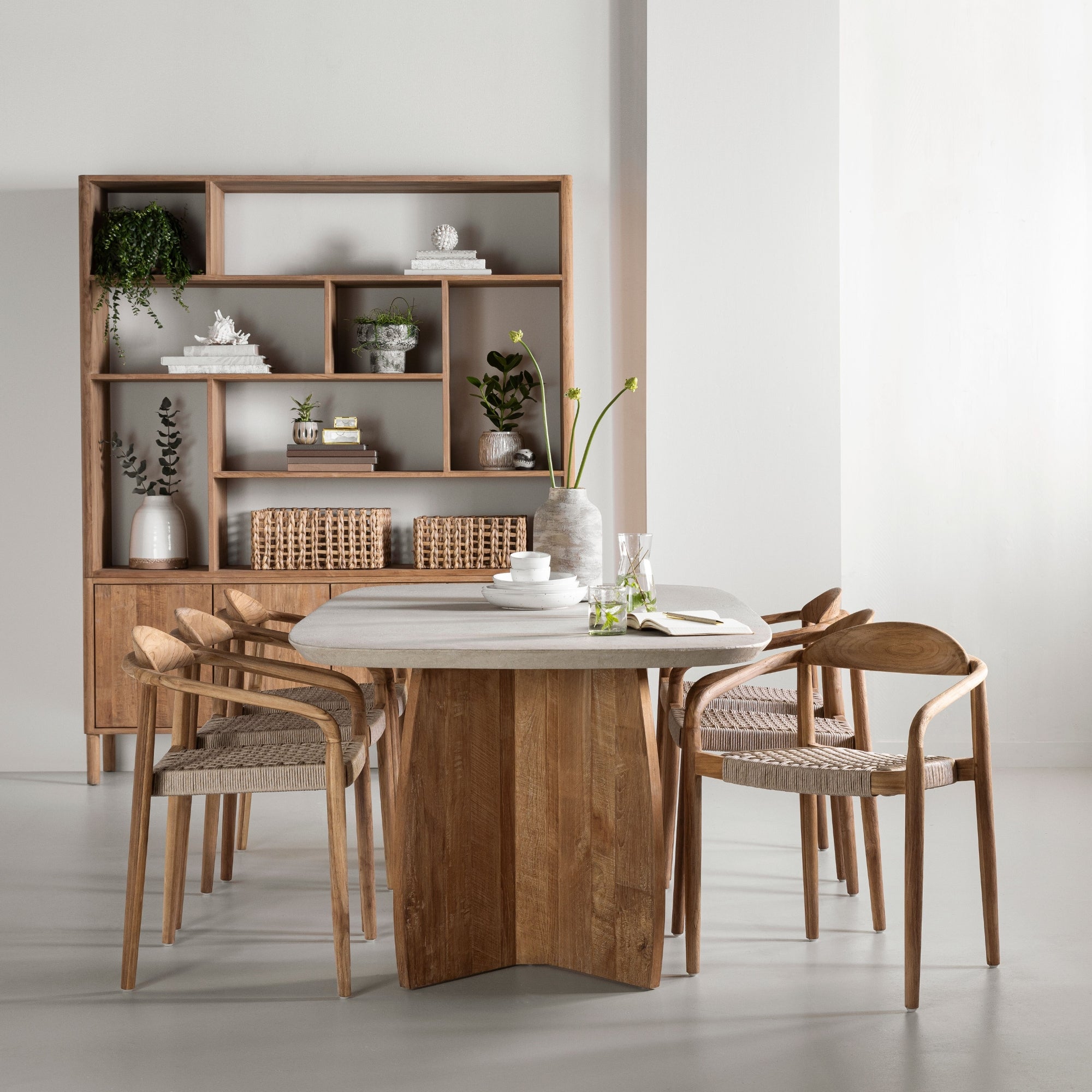 DTP Home Nova Eettafel Travertin 220cm