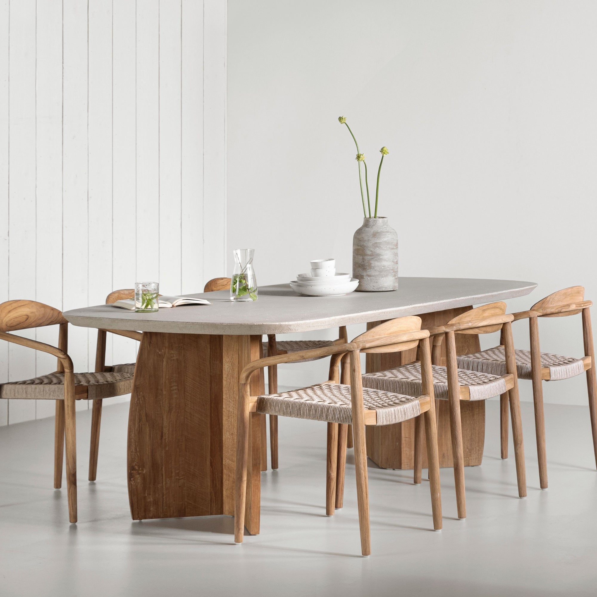 DTP Home Nova Eettafel Travertin 220cm