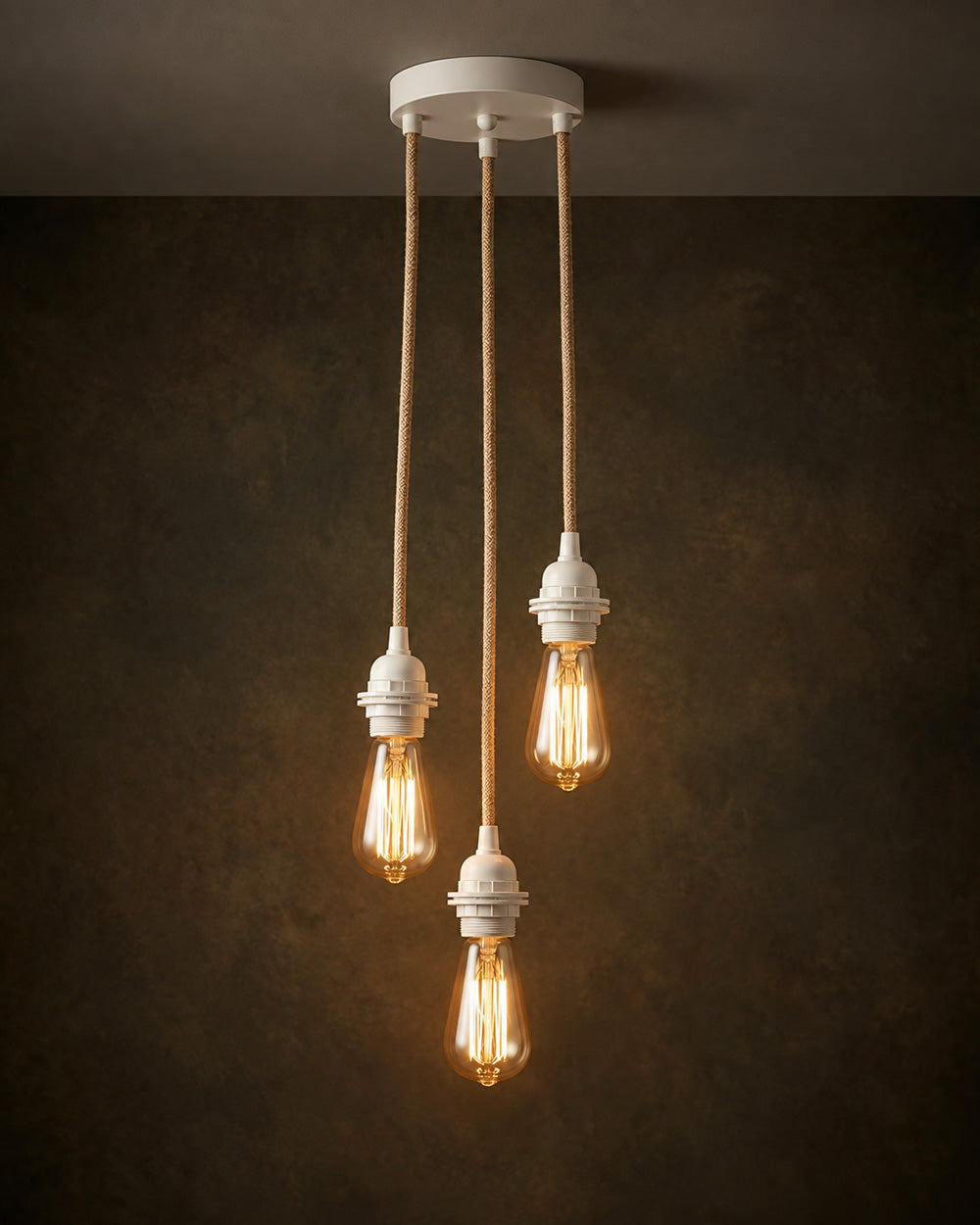 Lampfitting Voor Plafond - Naturel Wit - 3 Fittings