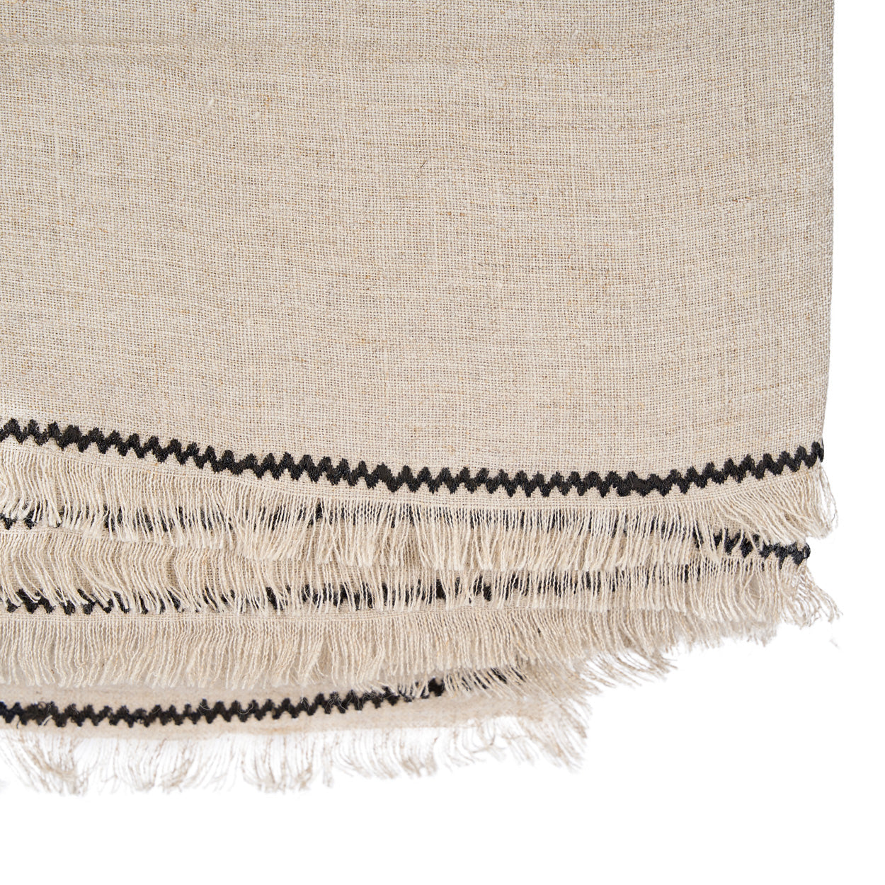 Het Tuscany Tafelkleed Naturel Zwart 150x300 Bazar Bizar