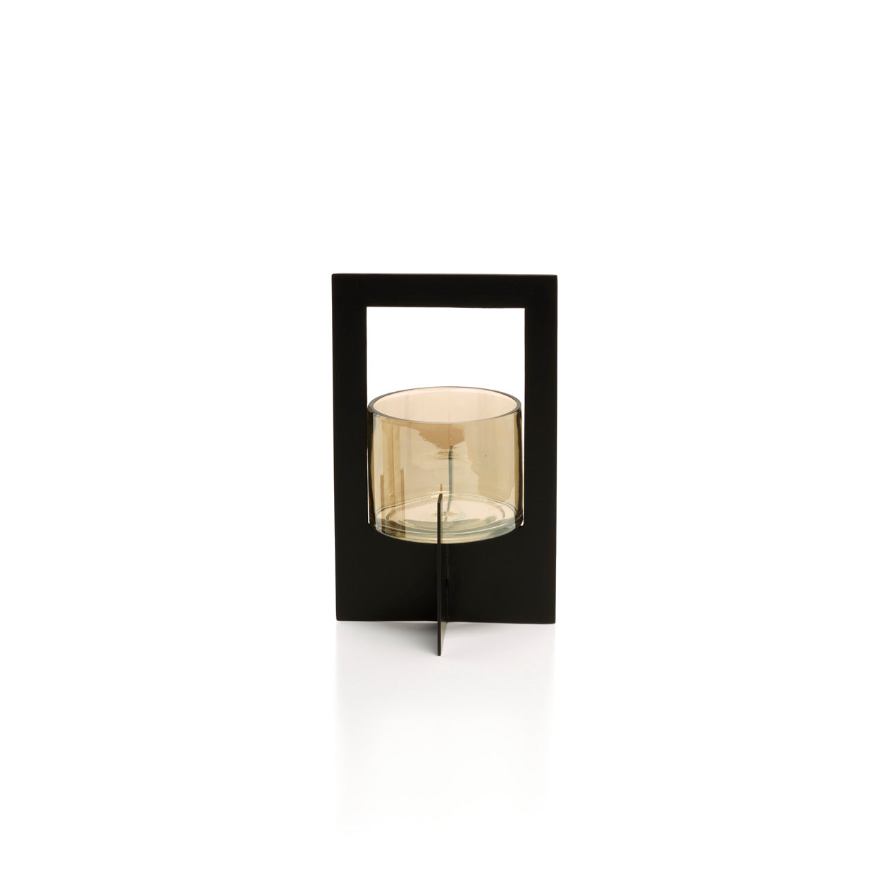 De Hurricane Framed Kandelaar Zwart Large Bazar Bizar