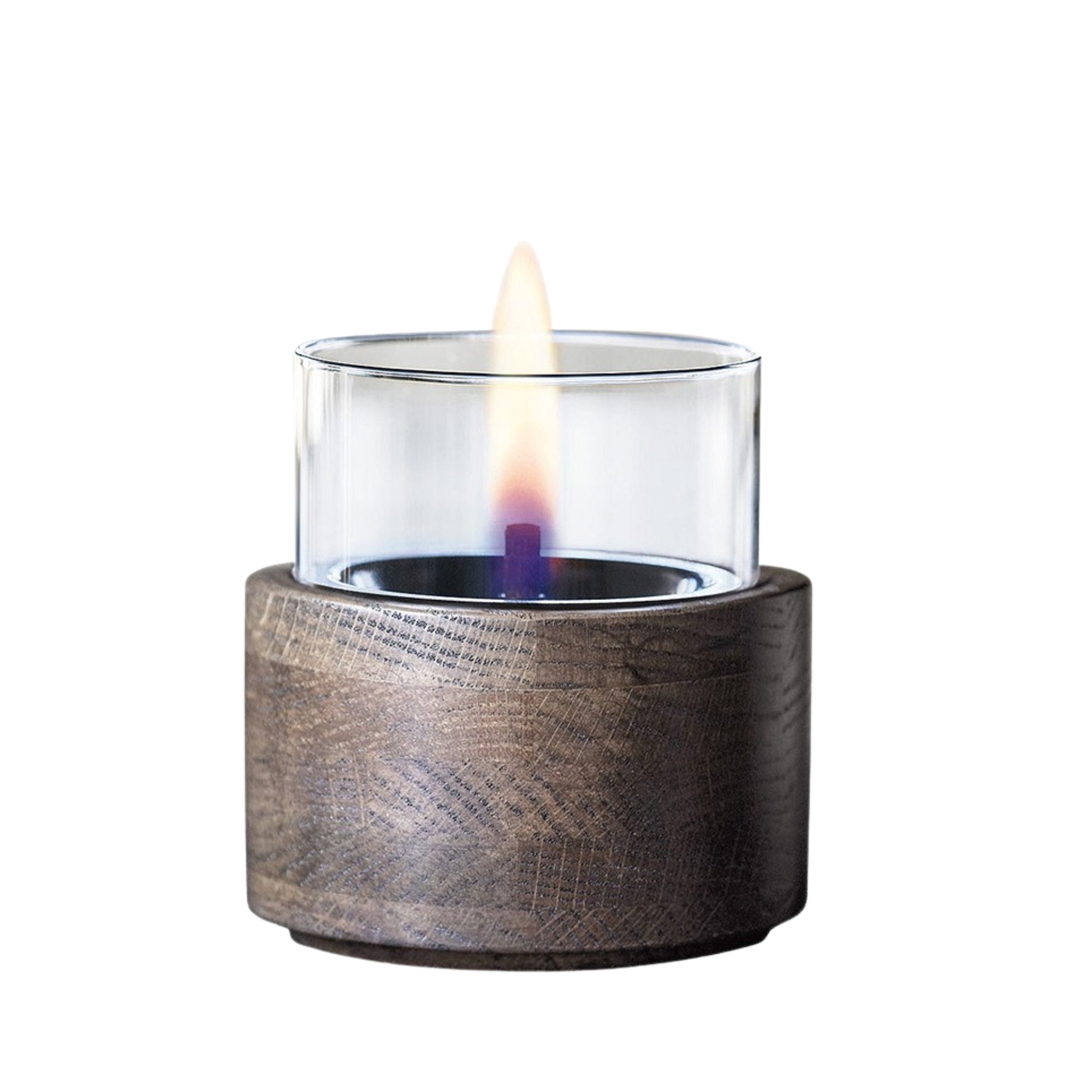 Sfeerkaars Lotus 12 Mocha Eiken Tenderflame