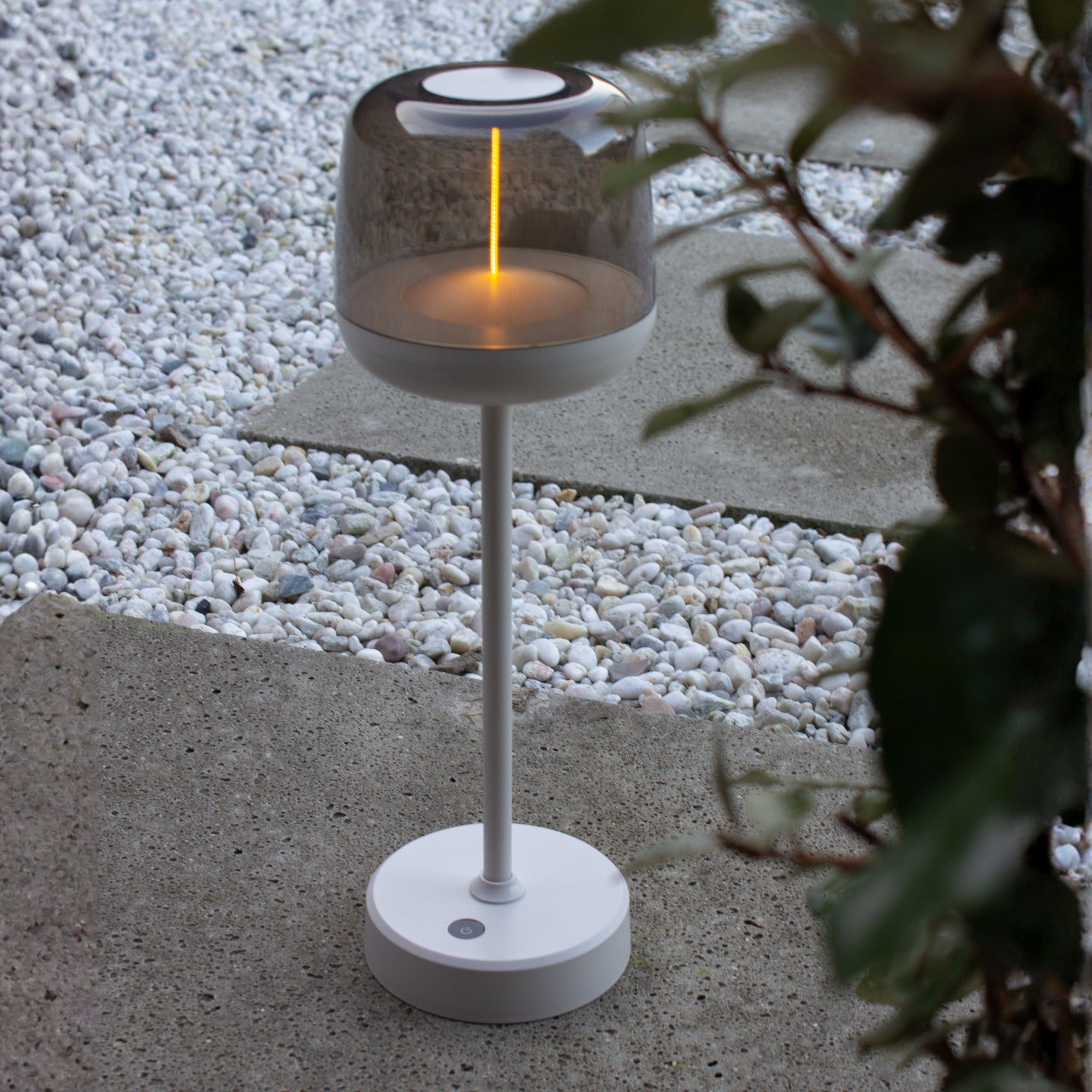Rhone Beige LED Outdoor Lamp Hoog PTMD