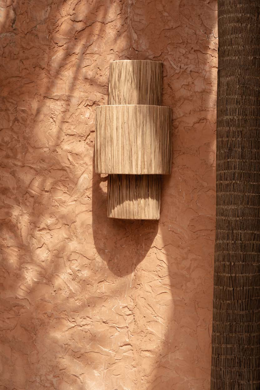 De Ohana Applique Muurlamp - Natural