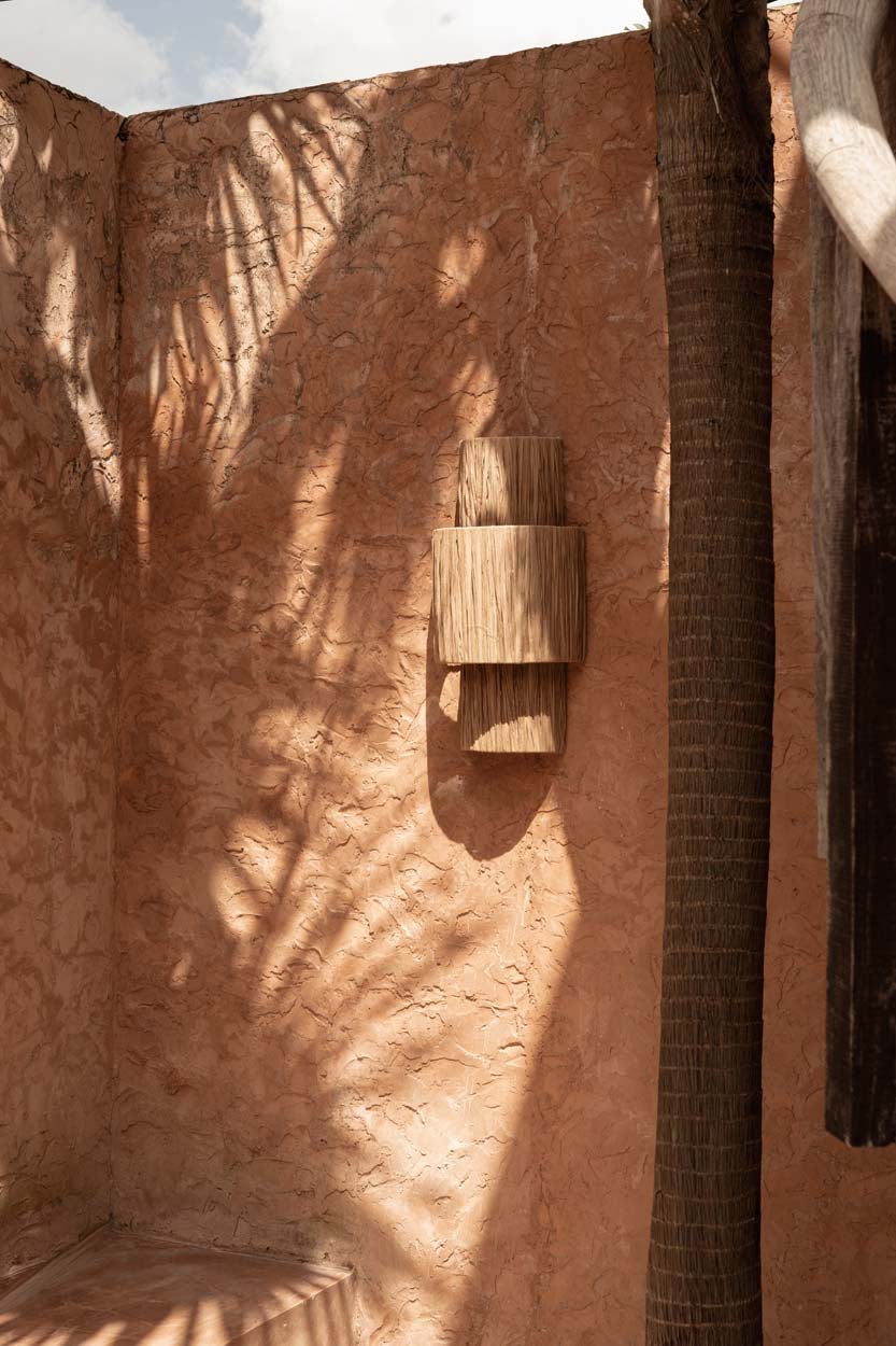 De Ohana Applique Muurlamp - Natural