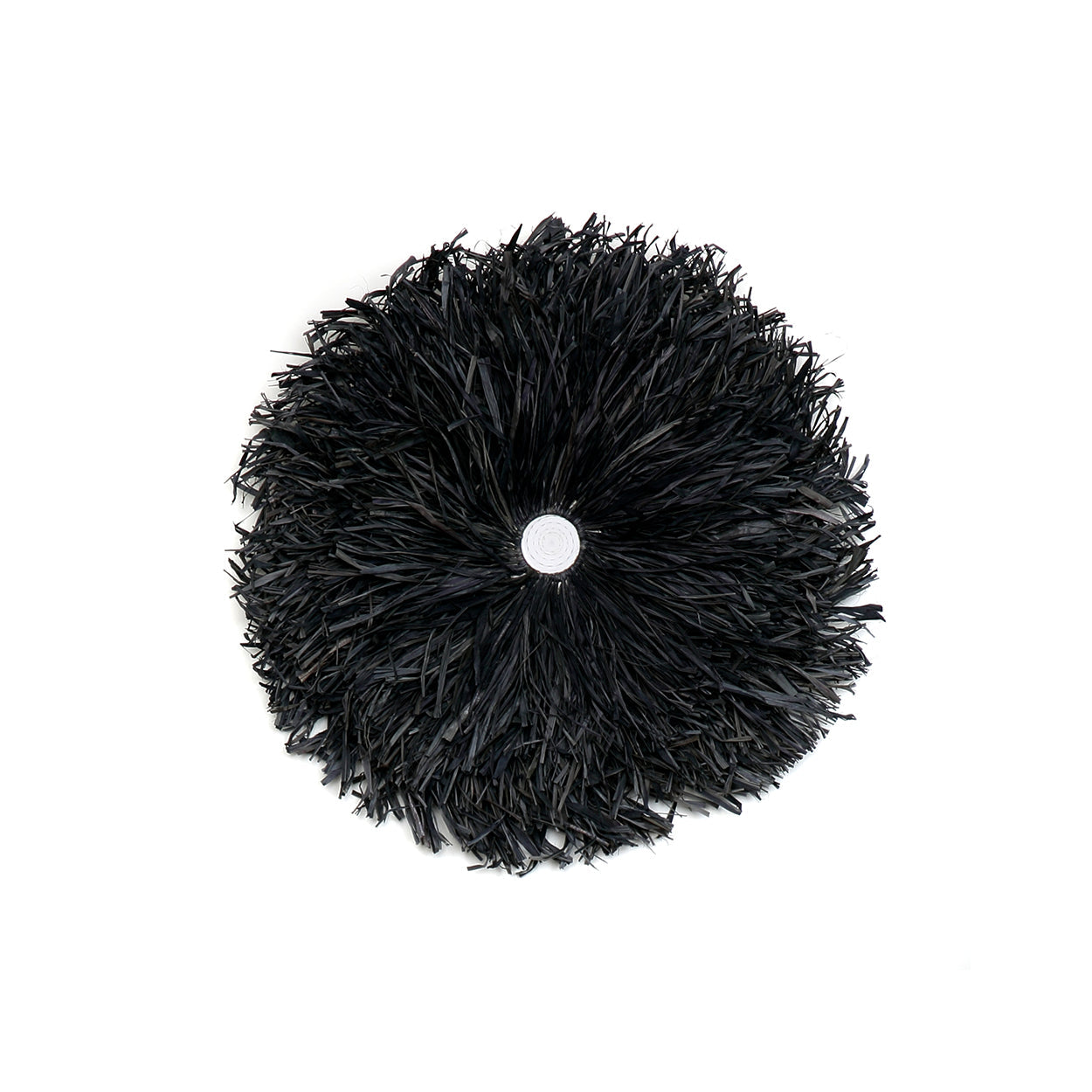De Raffia Juju Muurdecoratie - Zwart Bazar Bizar