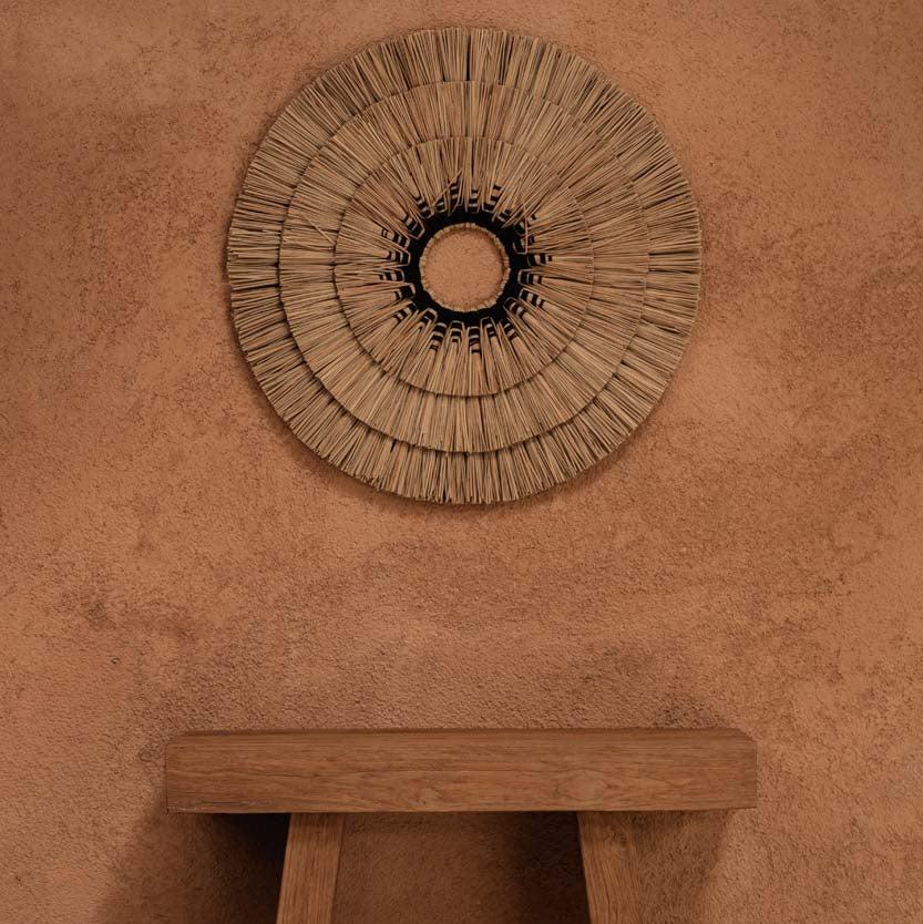 De Mengdong Muur Deco - Naturel Zwart Bazar Bizar