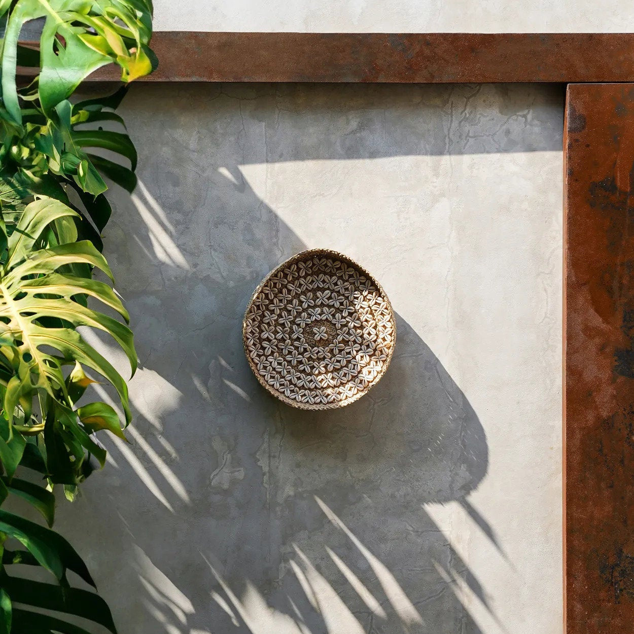 Het Costa Shell Bord - Natuurwit - M