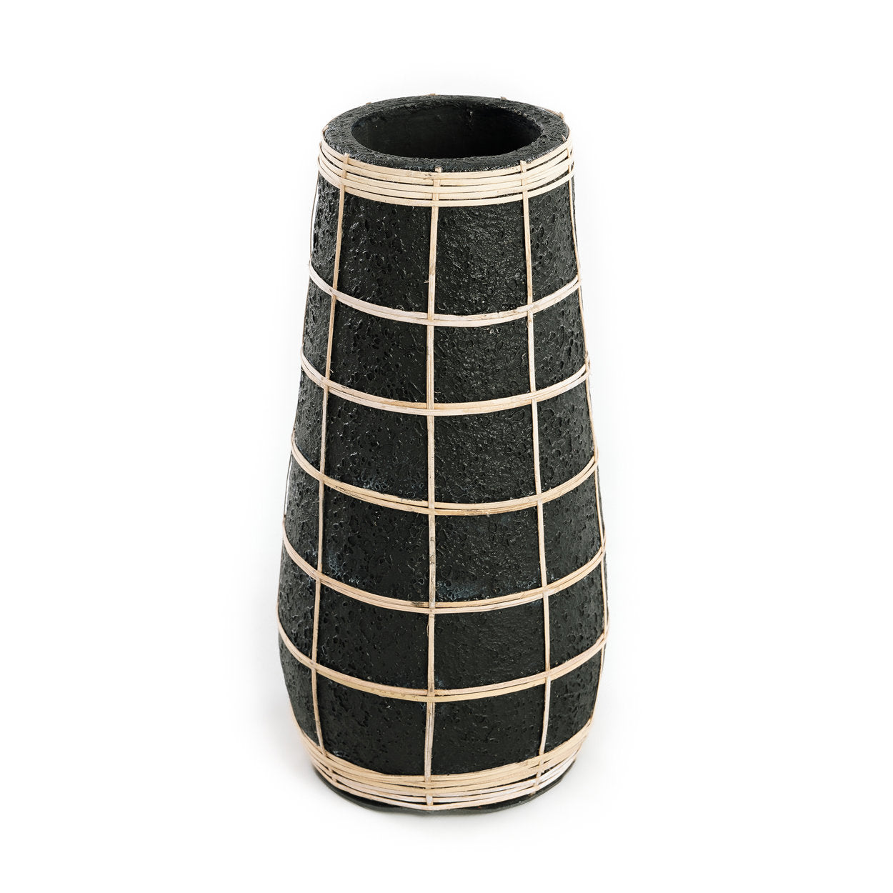 The Cutie Vase Black Naturel Large