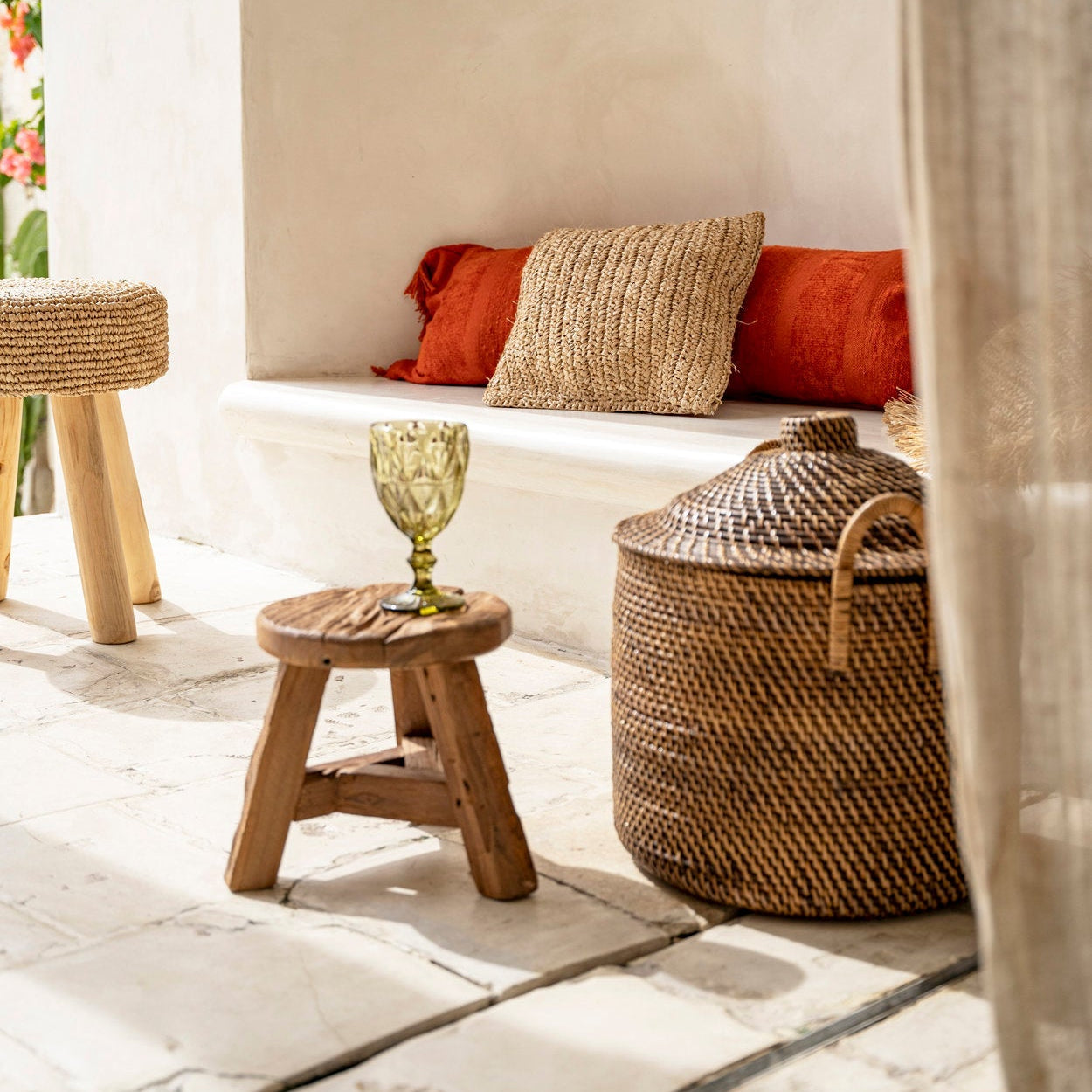 De Yatai Stool Natural Small Bazar Bizar