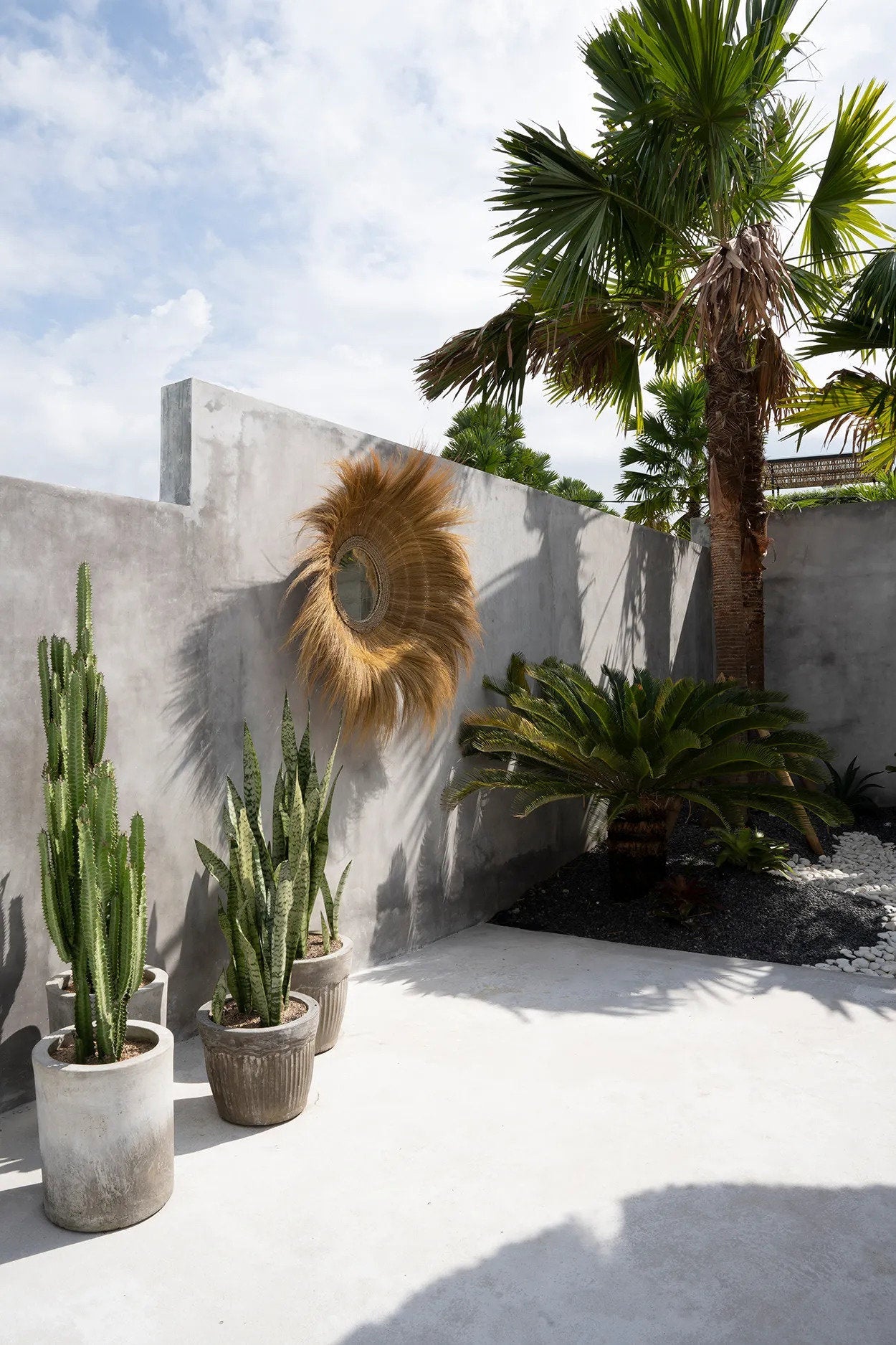 De Sunken Forest Spiegel - Naturel 90x90cm