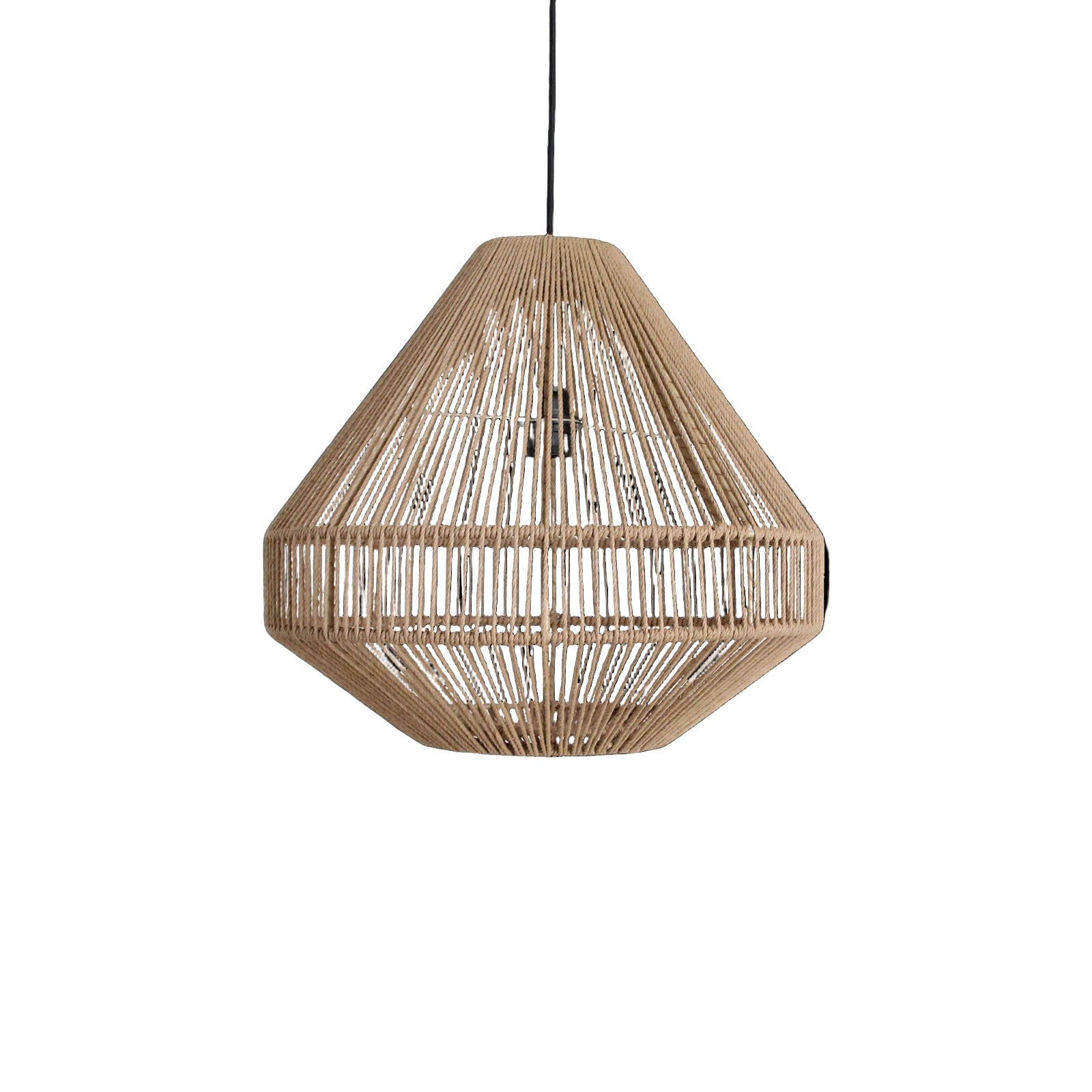 Linea Hanglamp Diamond Naturel Ø44x42cm Raw Materials