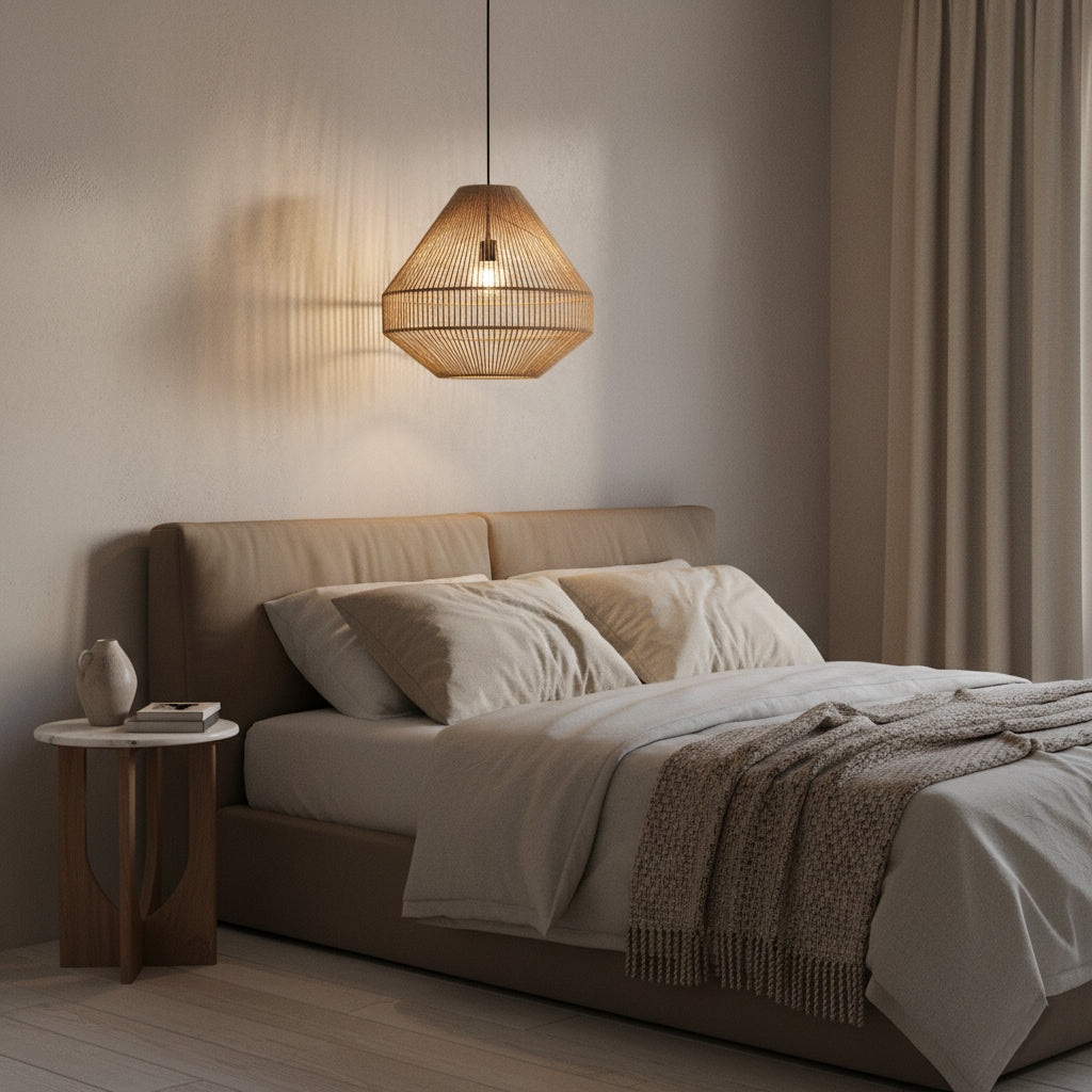 Linea Hanglamp Diamond Naturel Ø44x42cm Raw Materials